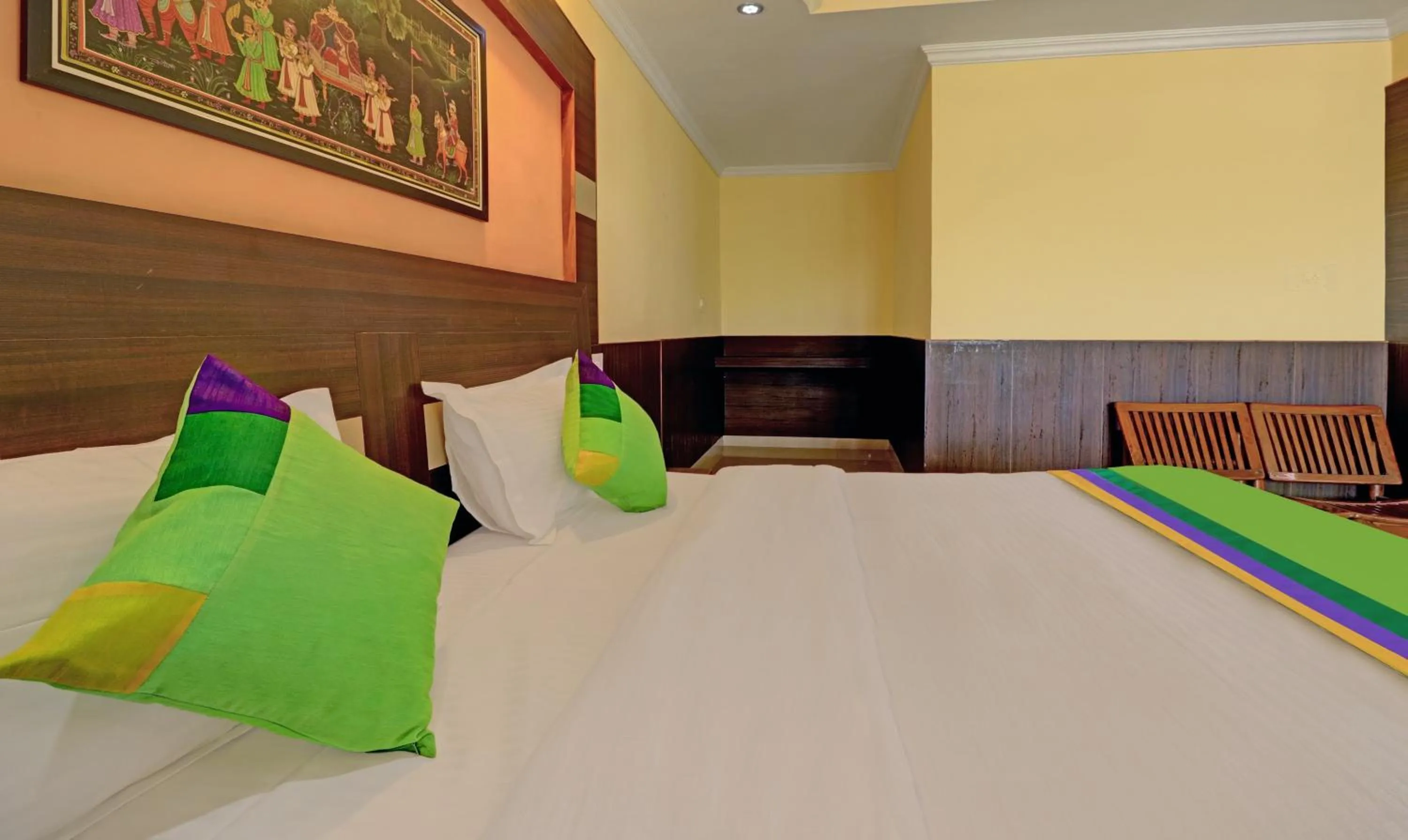 Bed in Sky Pie hotel