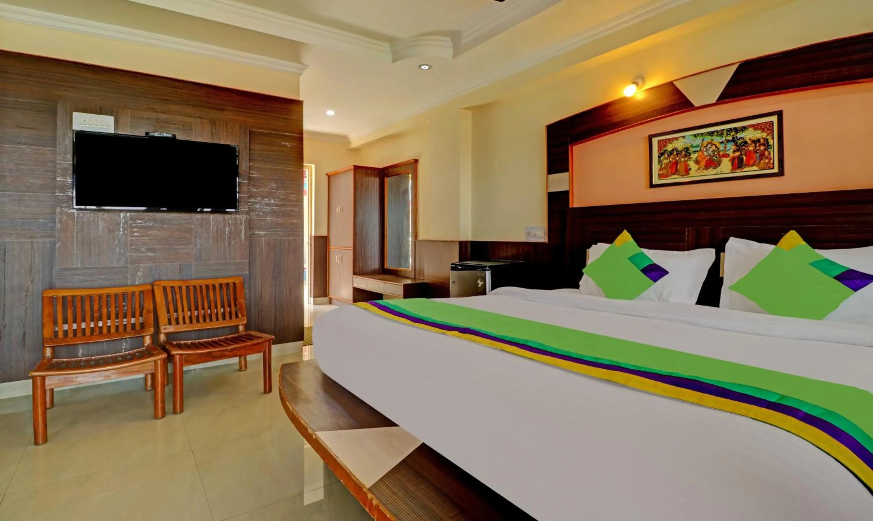 Bed in Sky Pie hotel