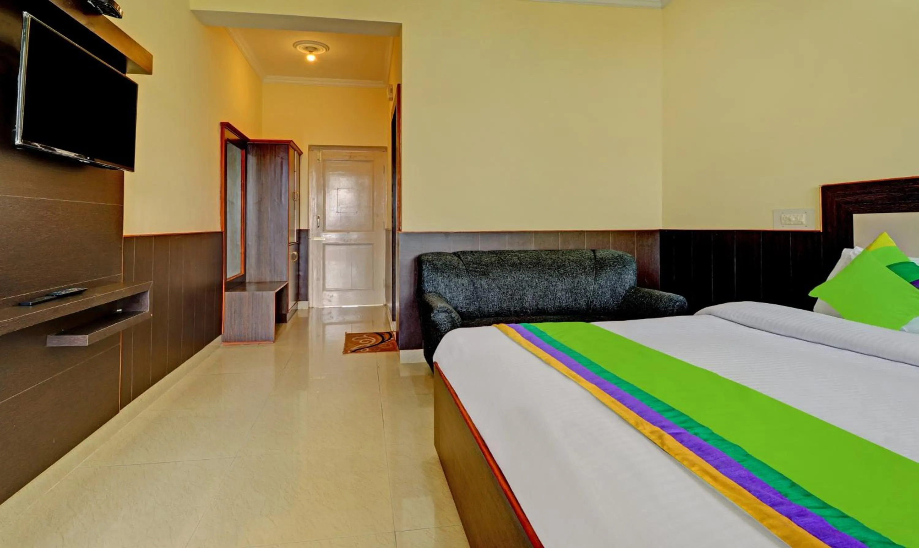 Bed in Sky Pie hotel