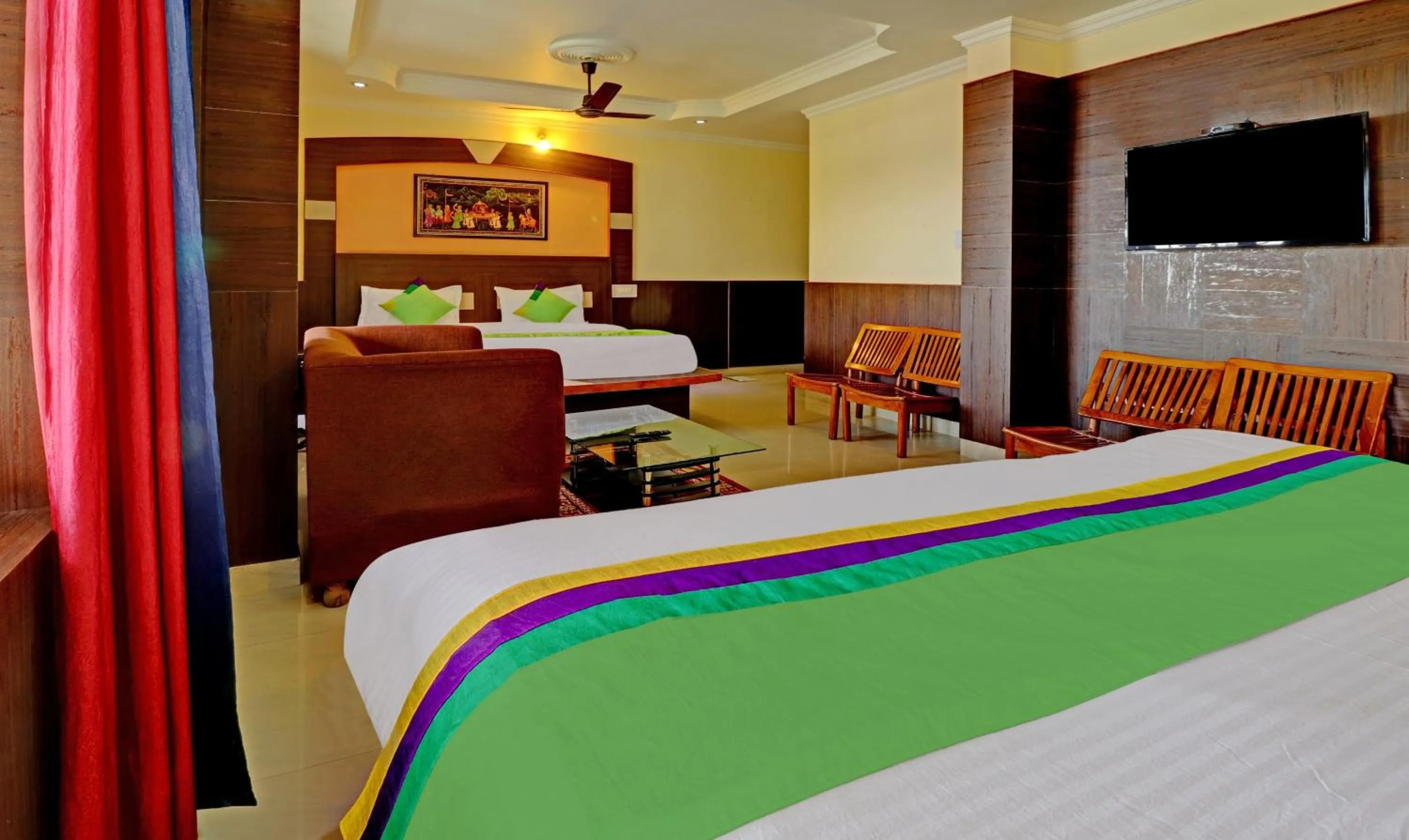 Bed in Sky Pie hotel