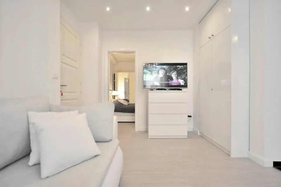 Living room, Bed in Luxury Apartment Split