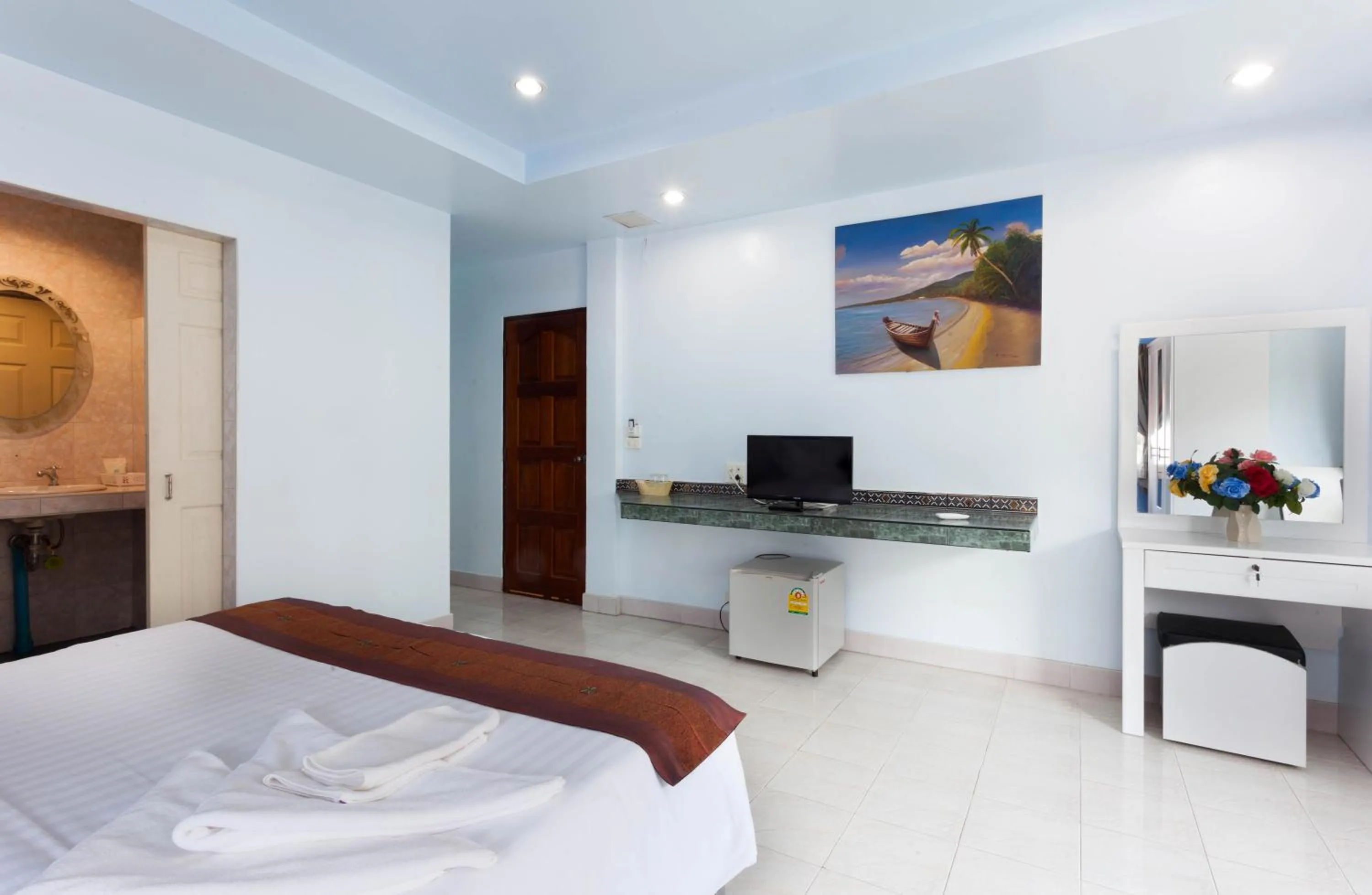 Bedroom, Bed in Da Mario Hotel & Restaurant