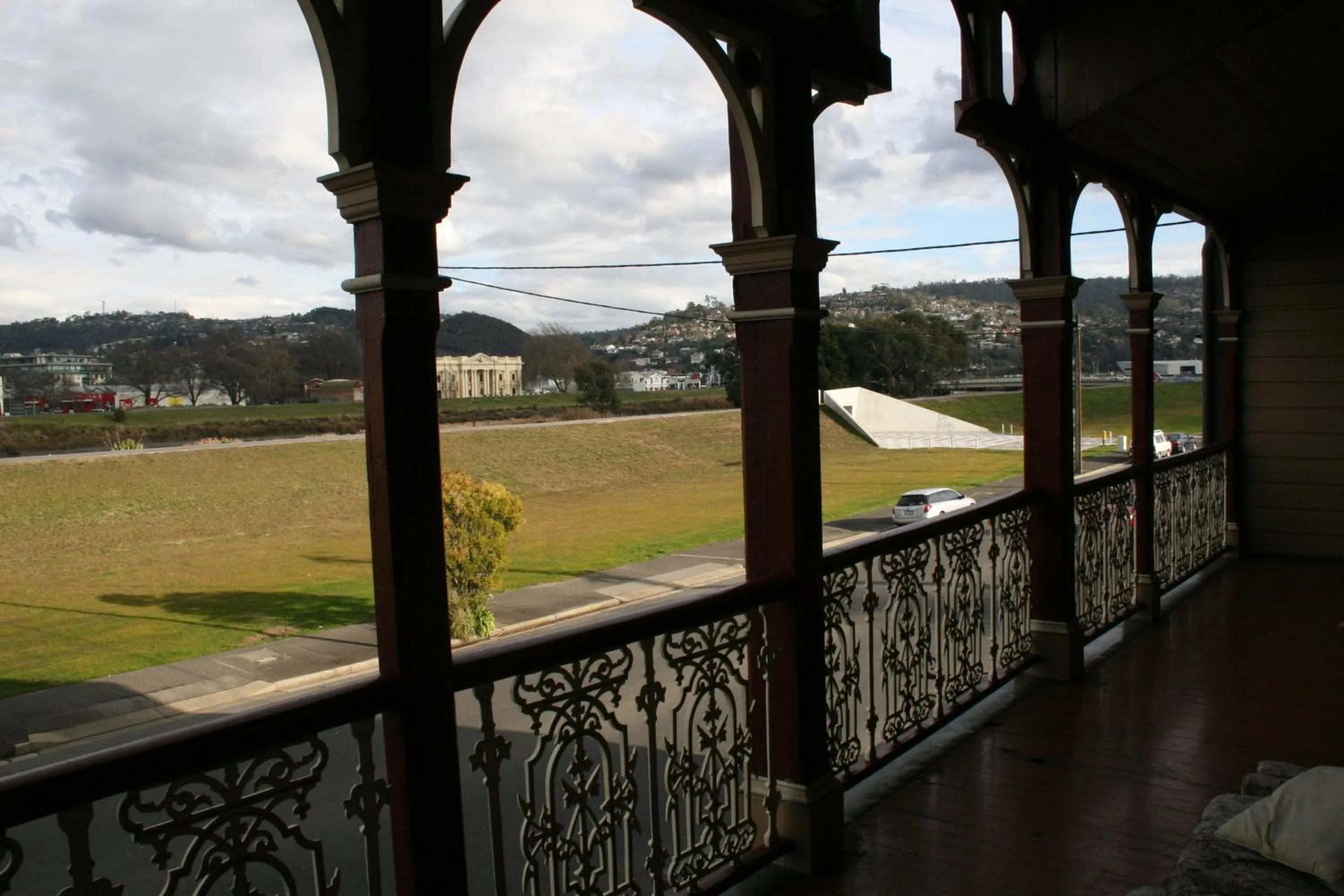 Balcony/Terrace in Arthouse Hostel