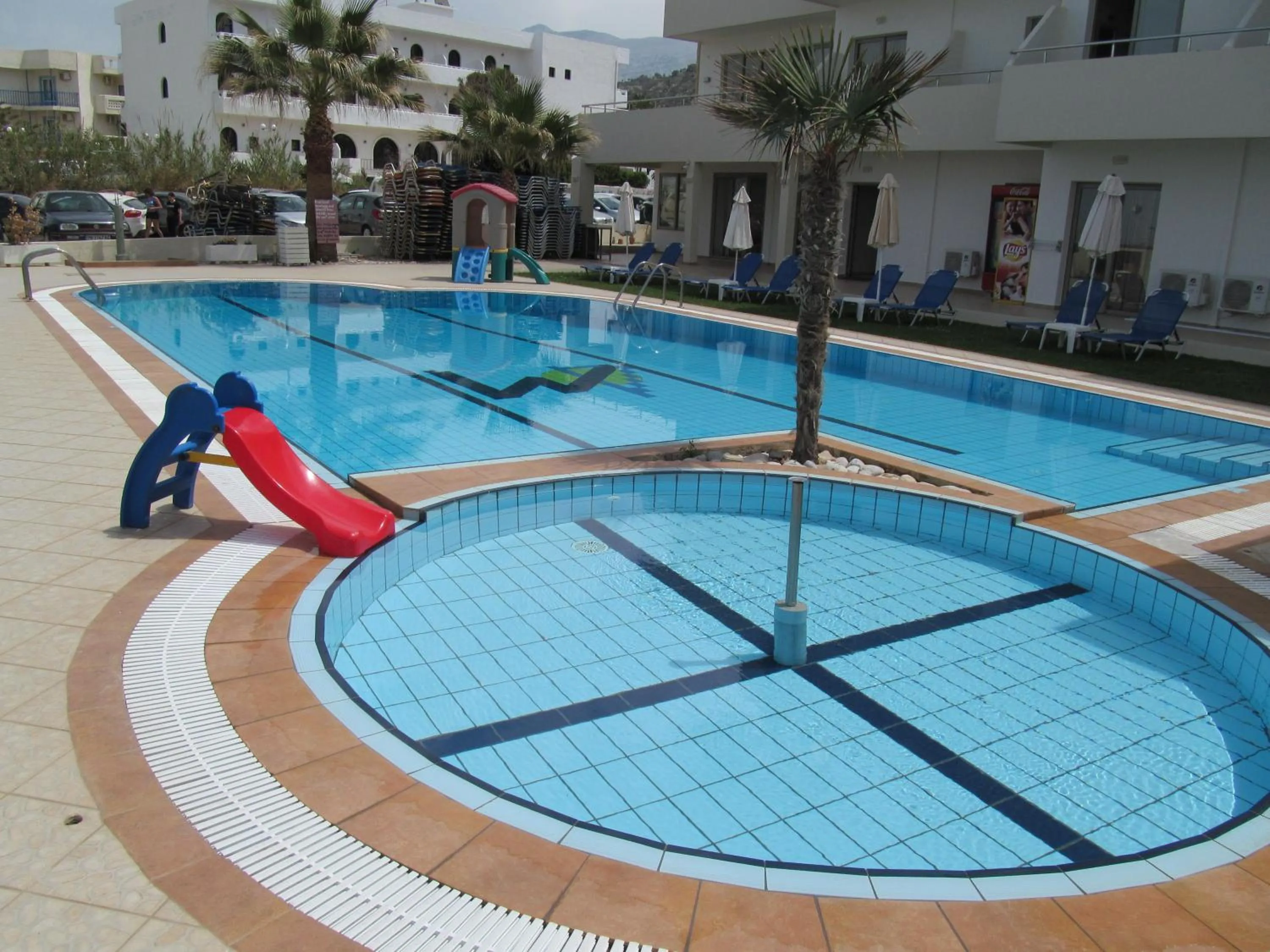 Swimming pool in Malliotakis Beach Hotel "by Checkin"