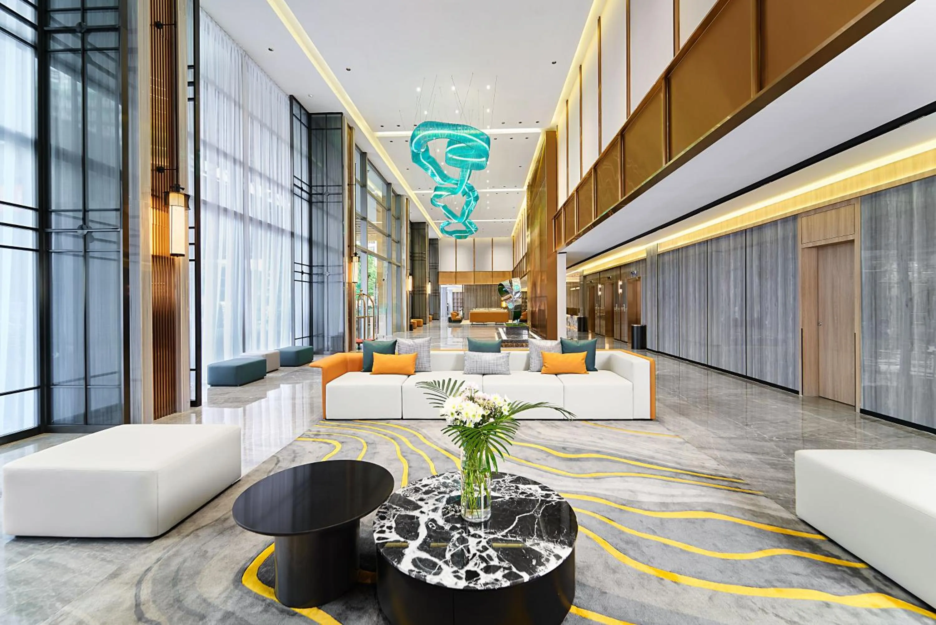 Lobby or reception in HARRIS Hotel & Suites Nagoya Batam
