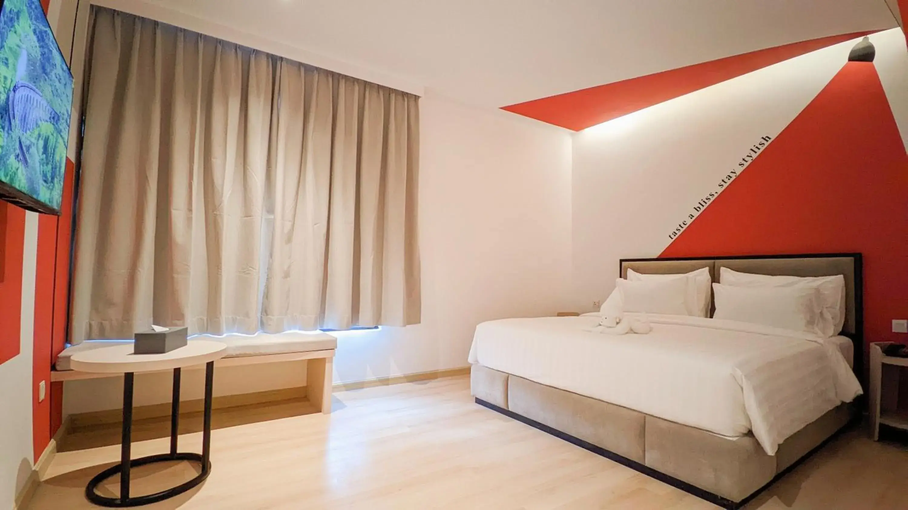 Bedroom, Bed in OS Style Hotel Batam Centre Bedroom, Bed in OS Style Hotel Batam Centre