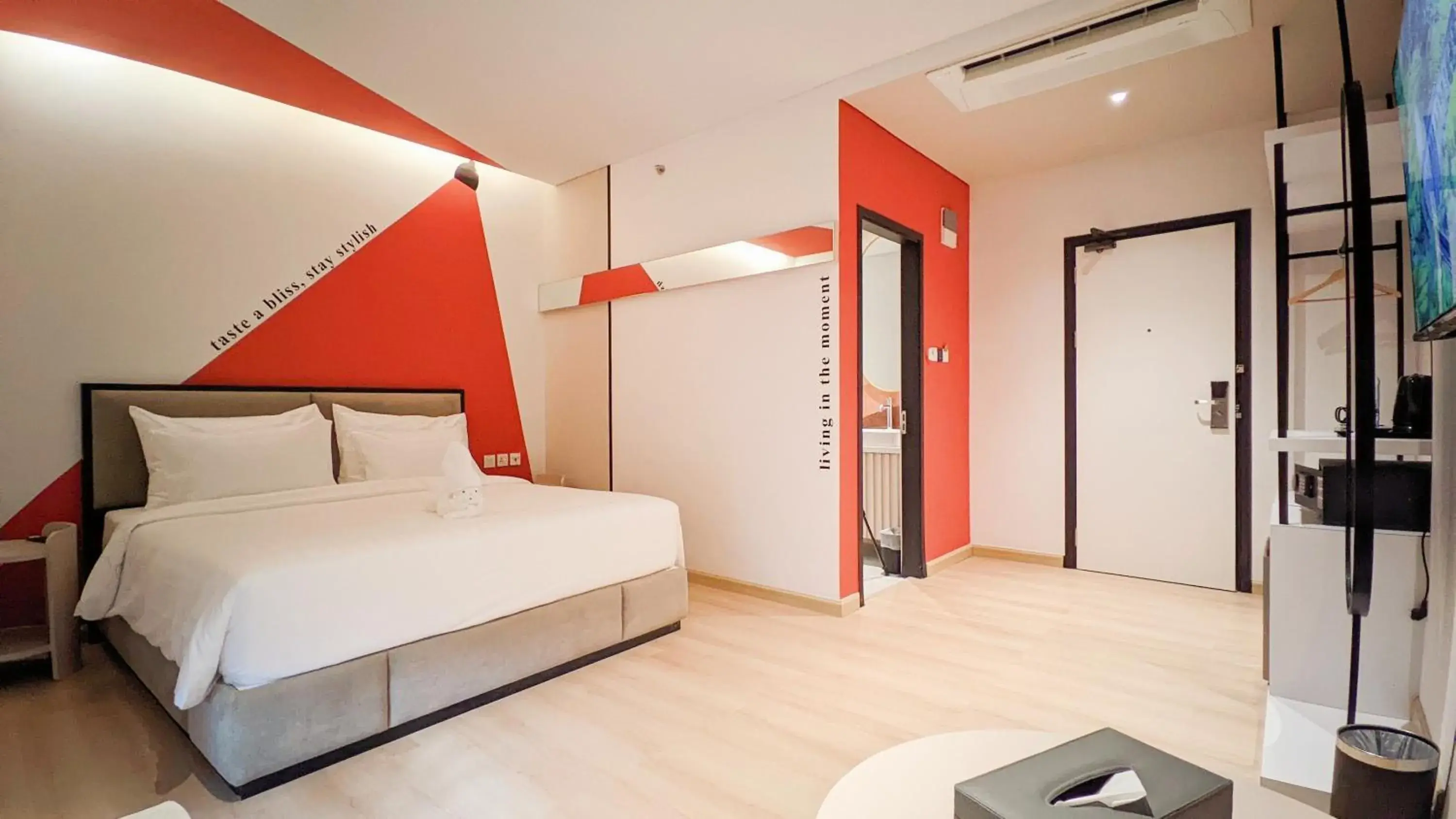 Bedroom, Bed in OS Style Hotel Batam Centre Bedroom, Bed in OS Style Hotel Batam Centre