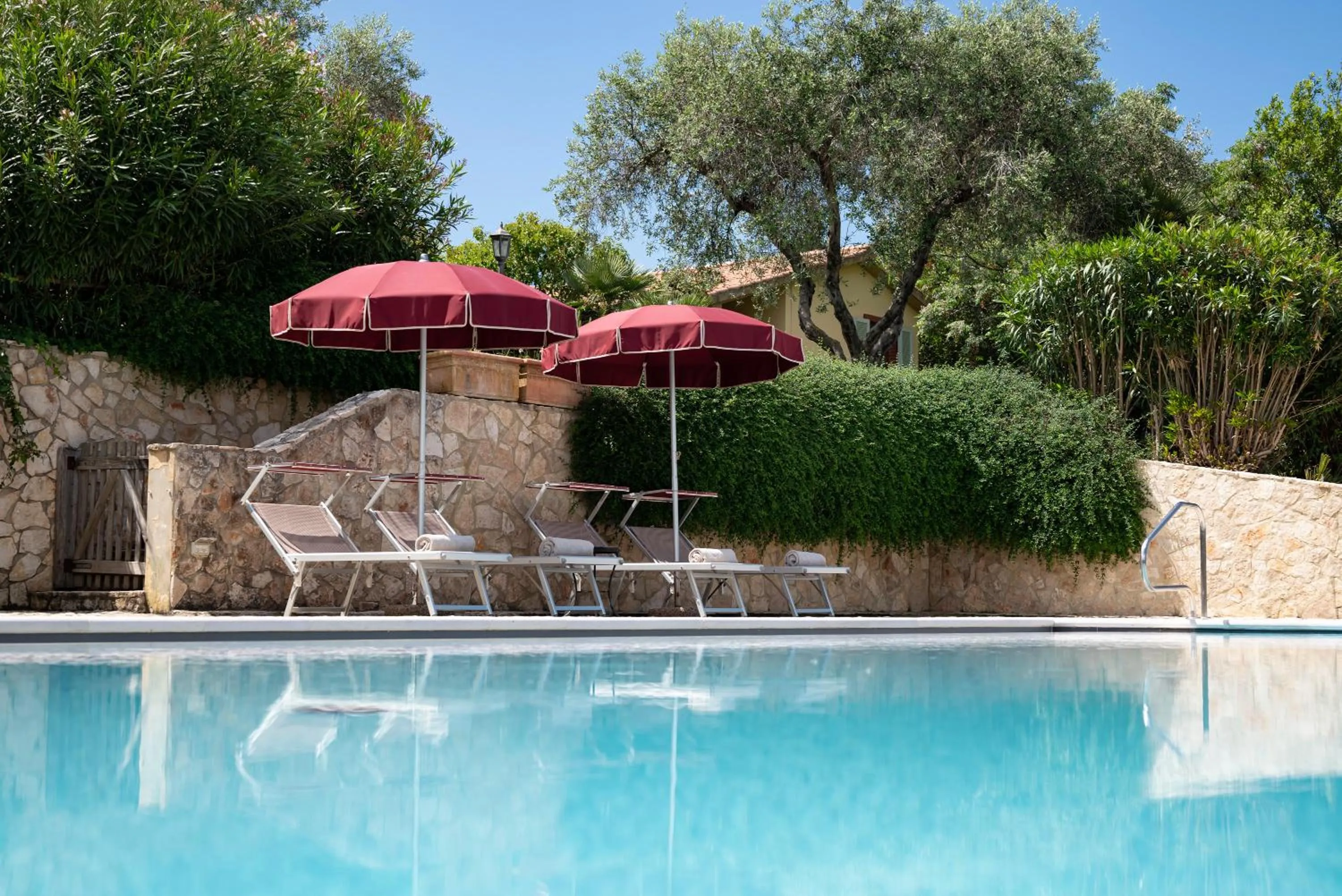 Garden view in La Muccheria