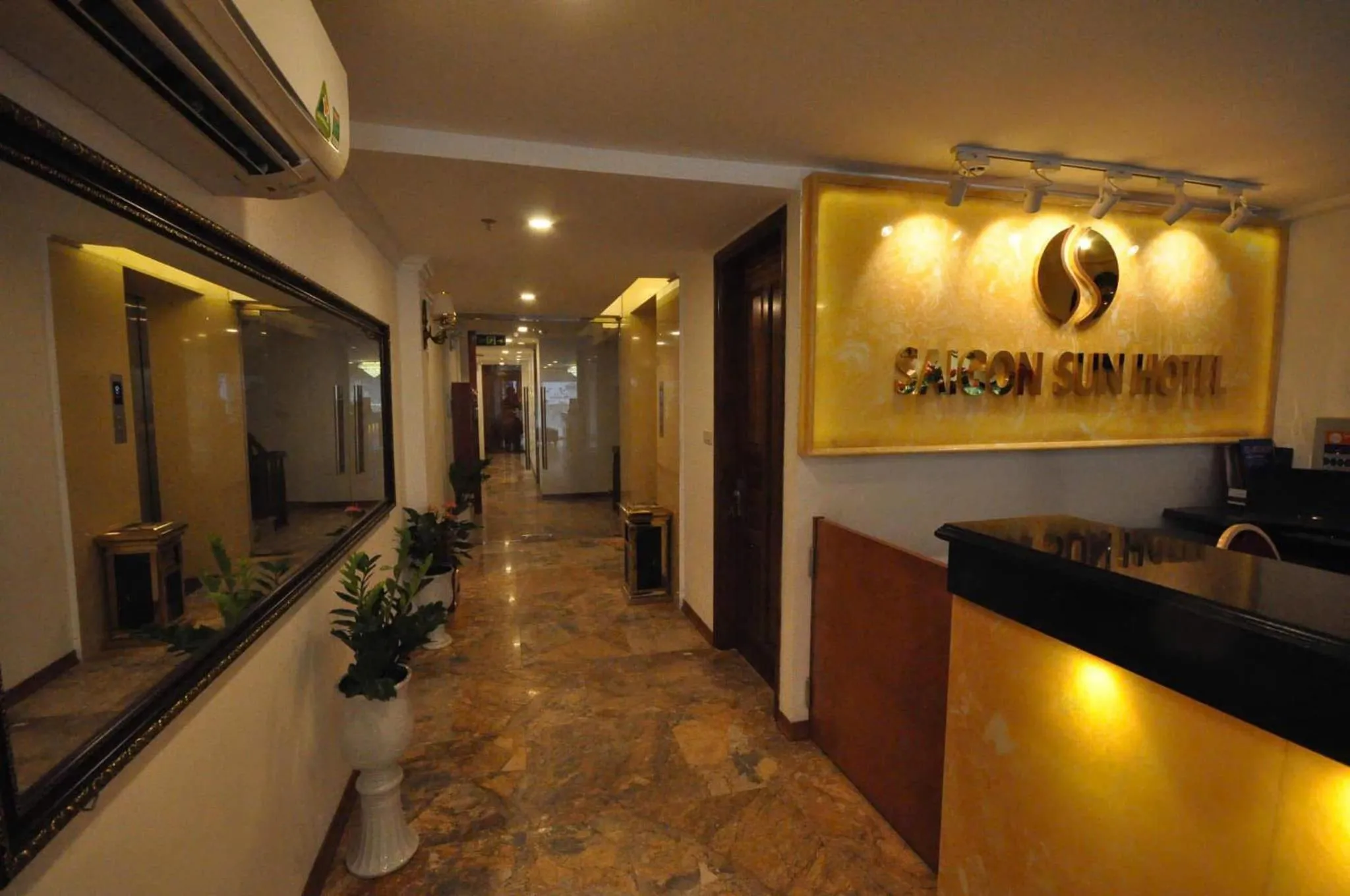 Lobby or reception in SaiGon Sun Hotel