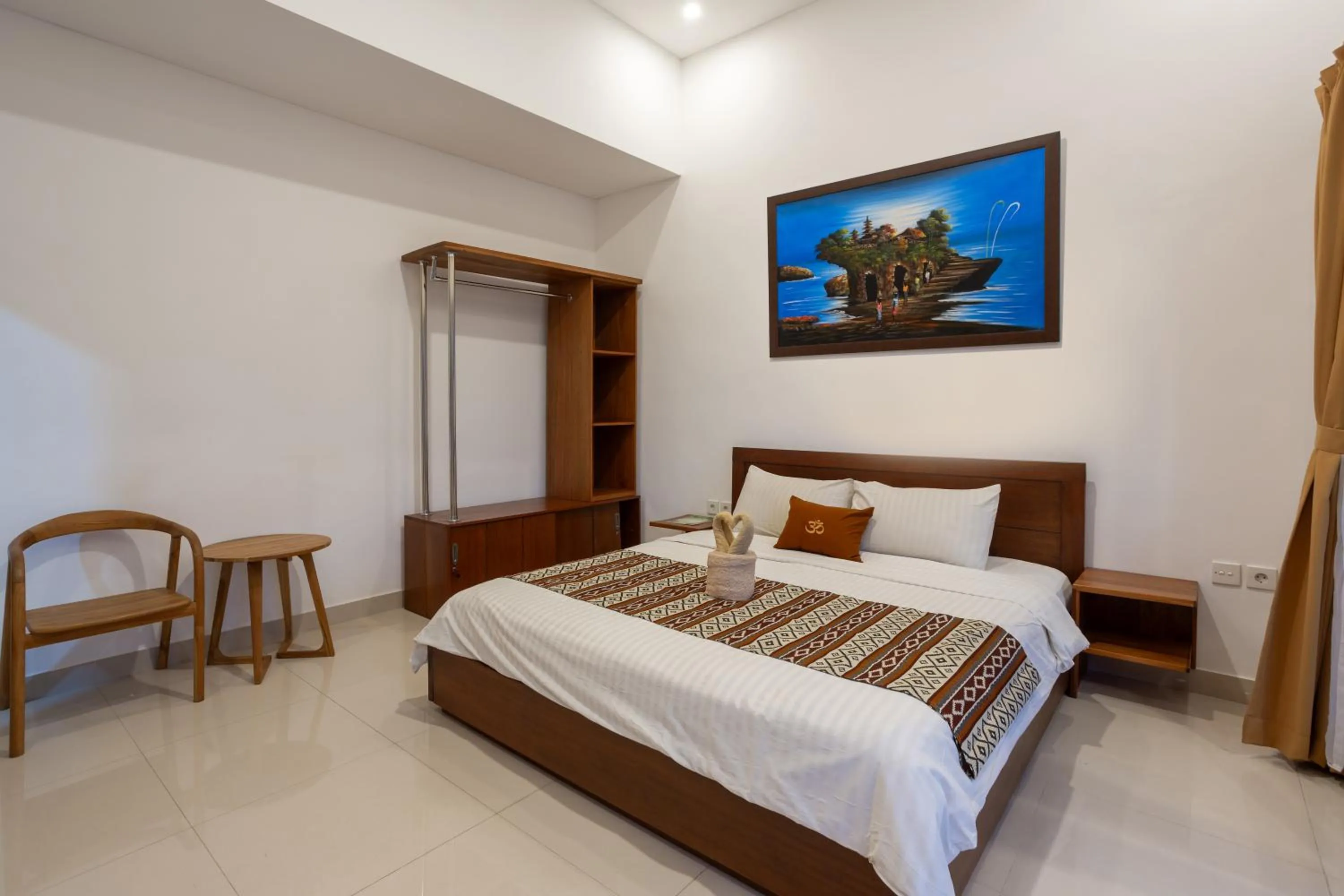 Bedroom, Bed in Om Villas Kedungu