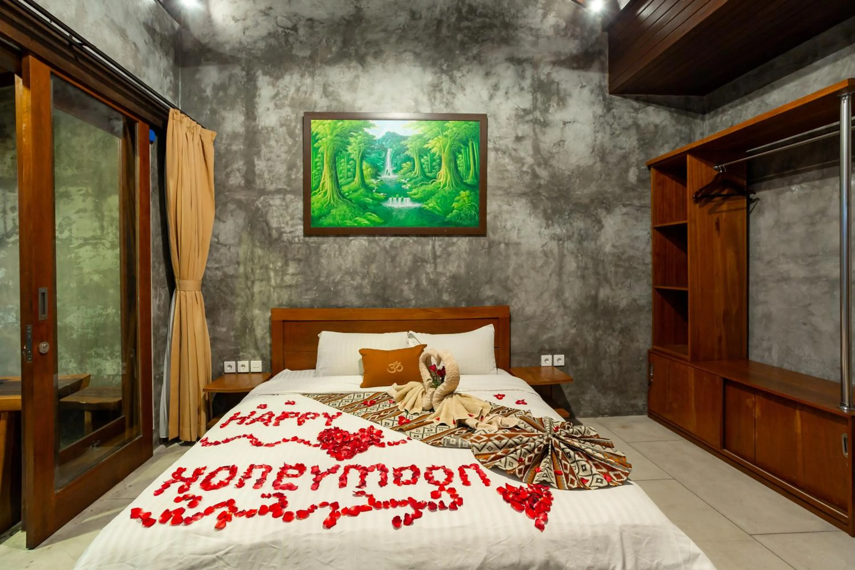 Bedroom, Bed in Om Villas Kedungu