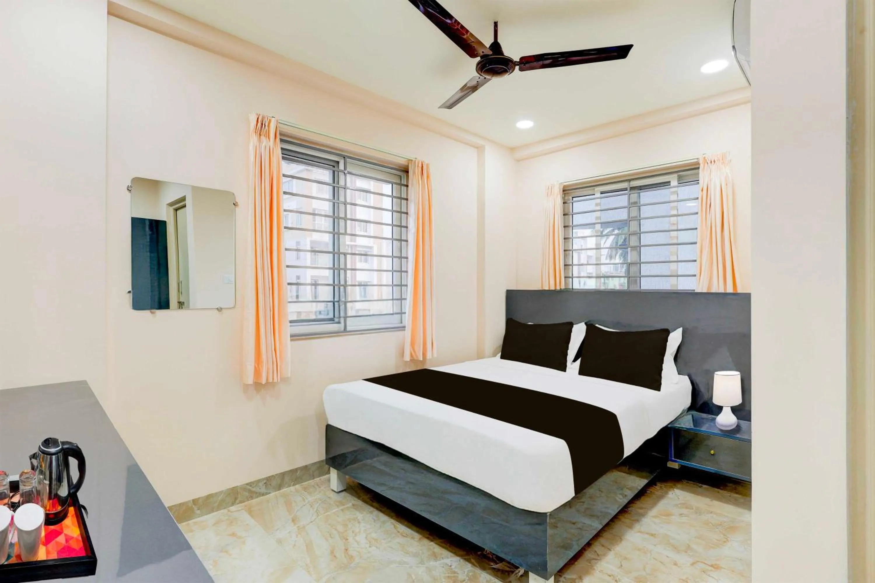 Bedroom, Bed in Townhouse Visakhapatnam Lumbini Park