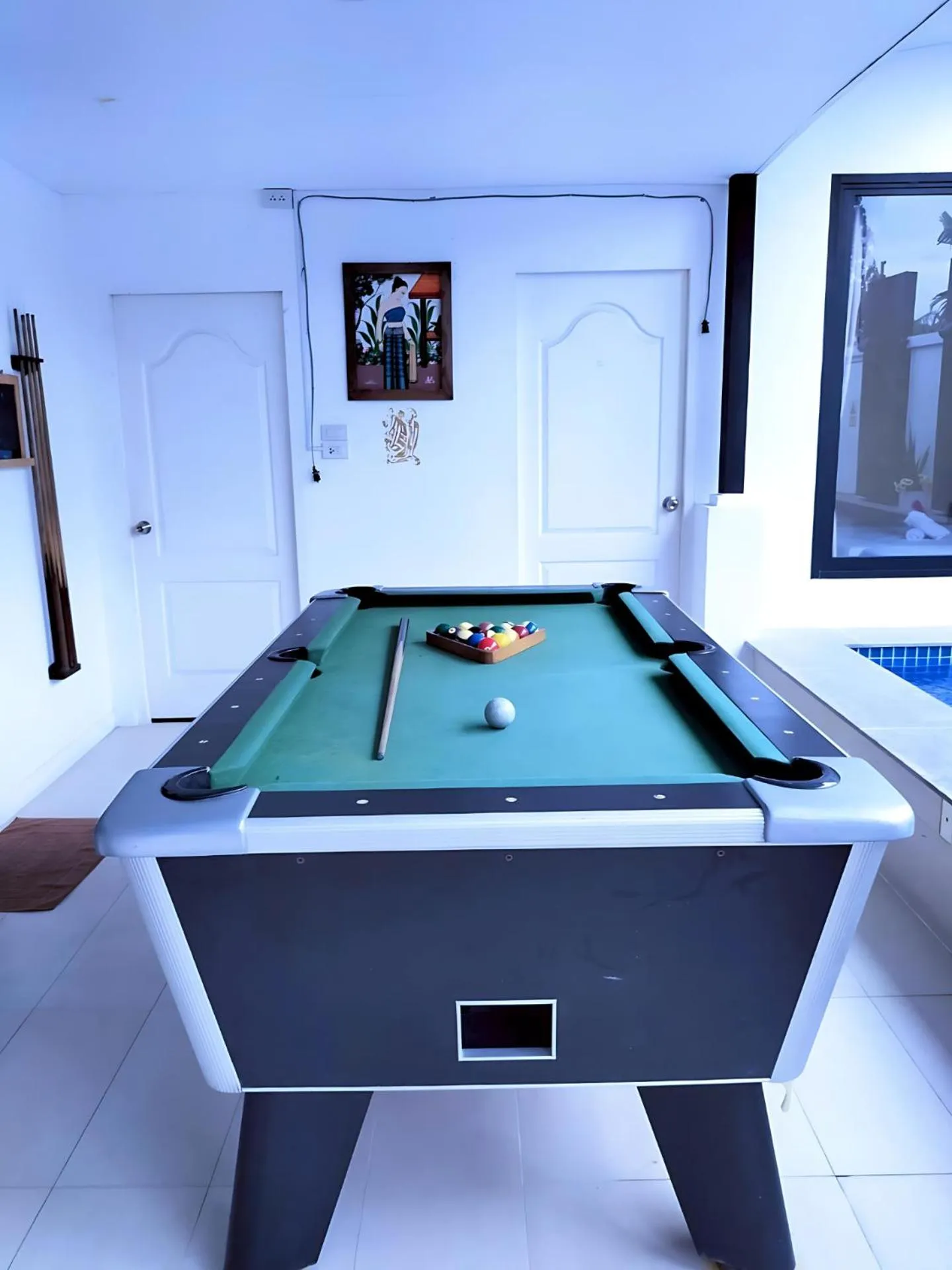 Billiard in Hunter Hide Pool Villa