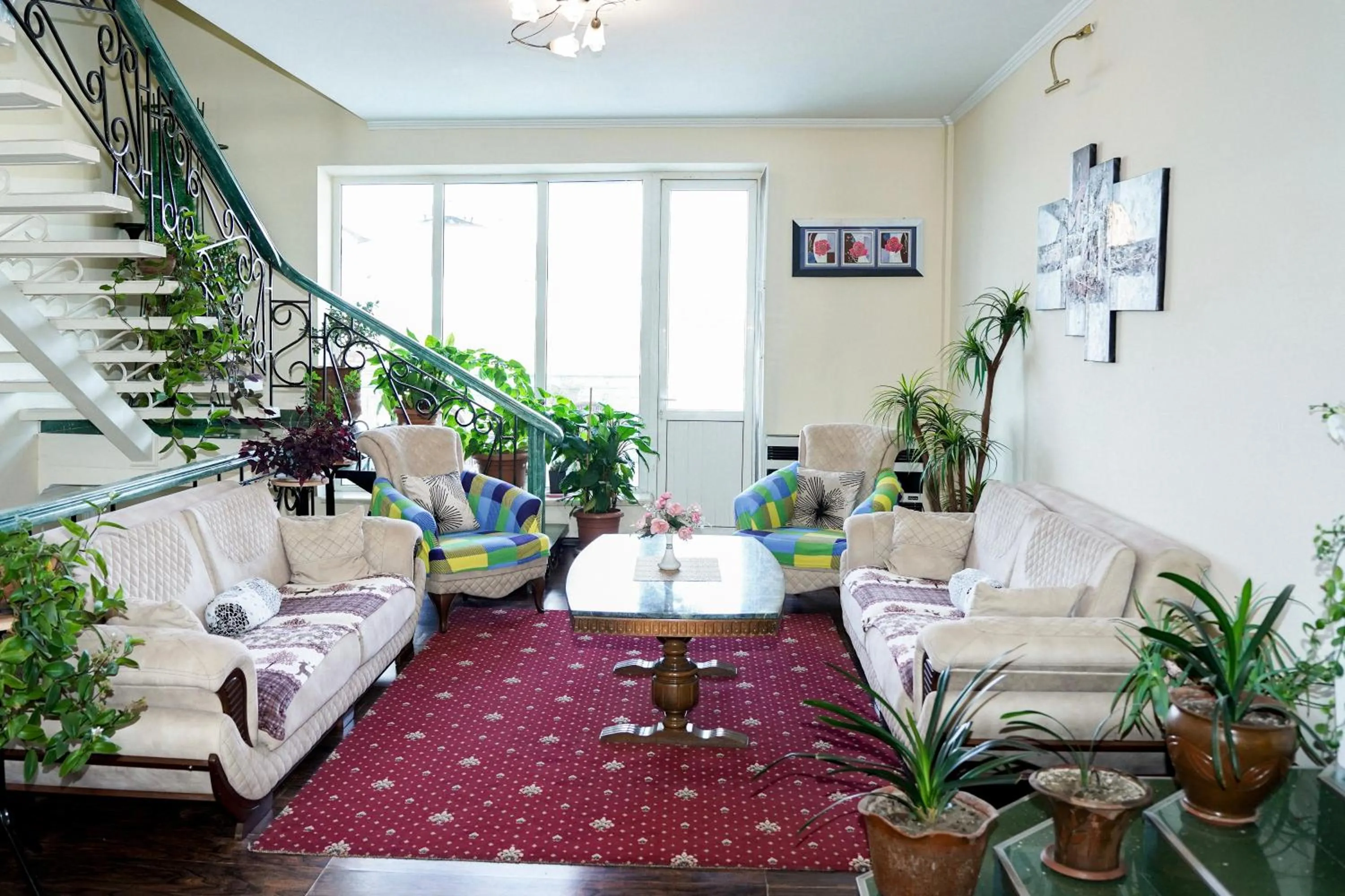 Living room in Europa Hotel-Kutaisi