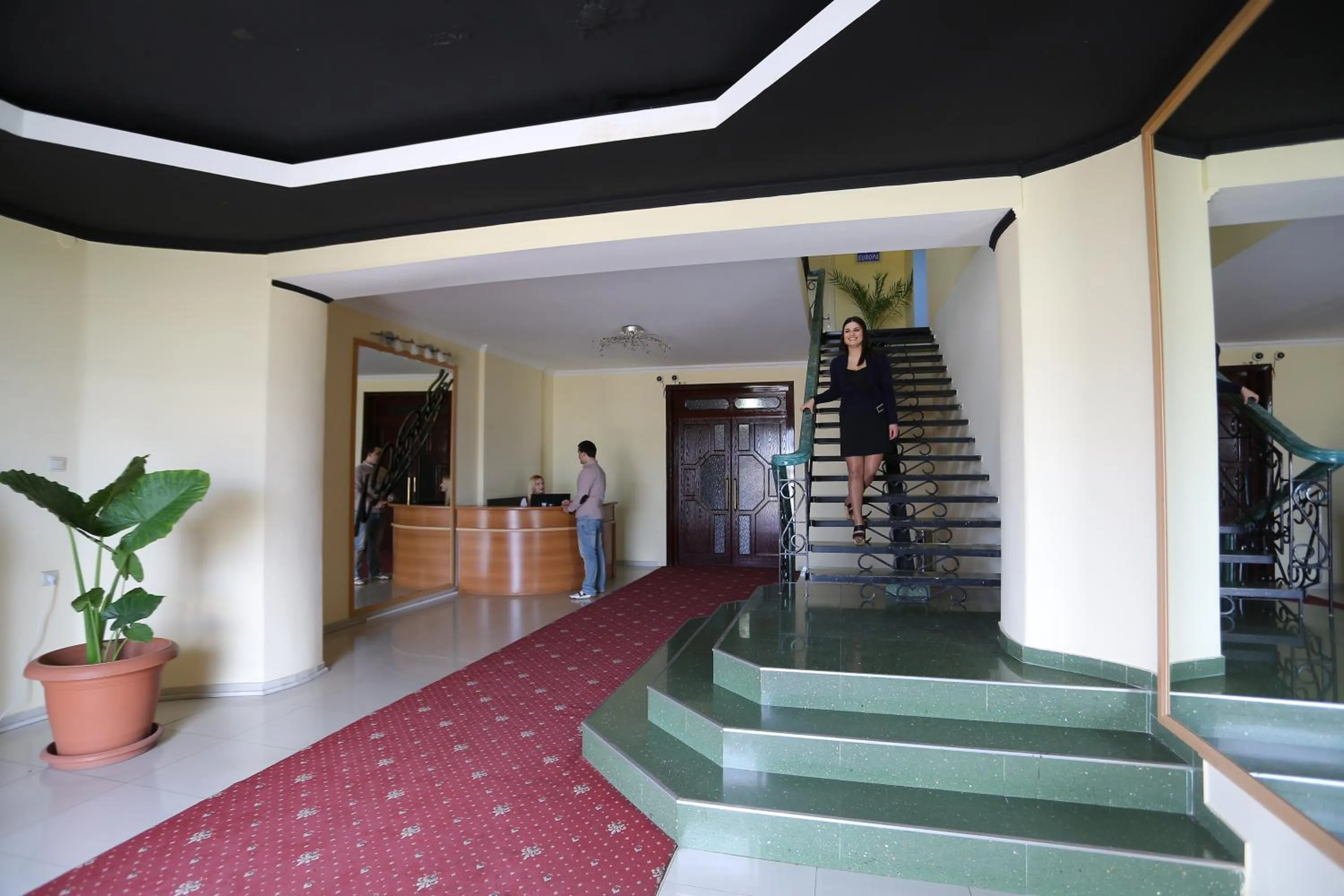 Facade/entrance in Europa Hotel-Kutaisi