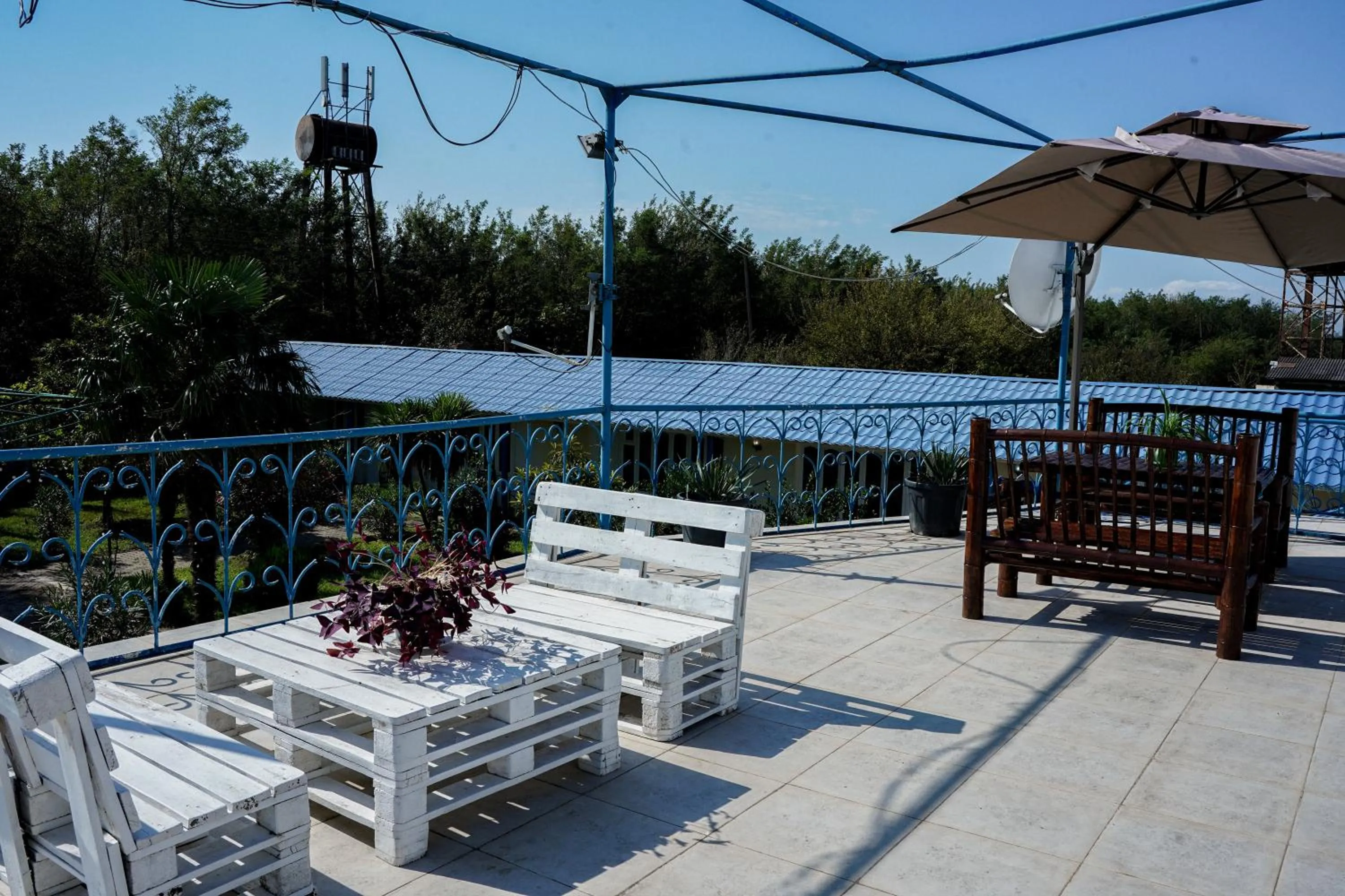 Inner courtyard view in Europa Hotel-Kutaisi