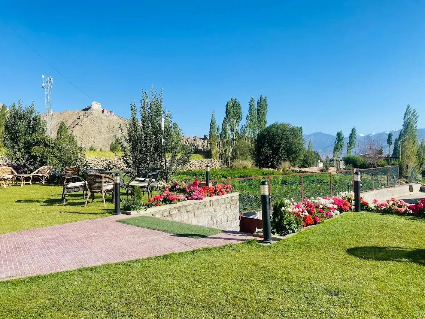 Garden in Hotel Royal Ladakh, Leh