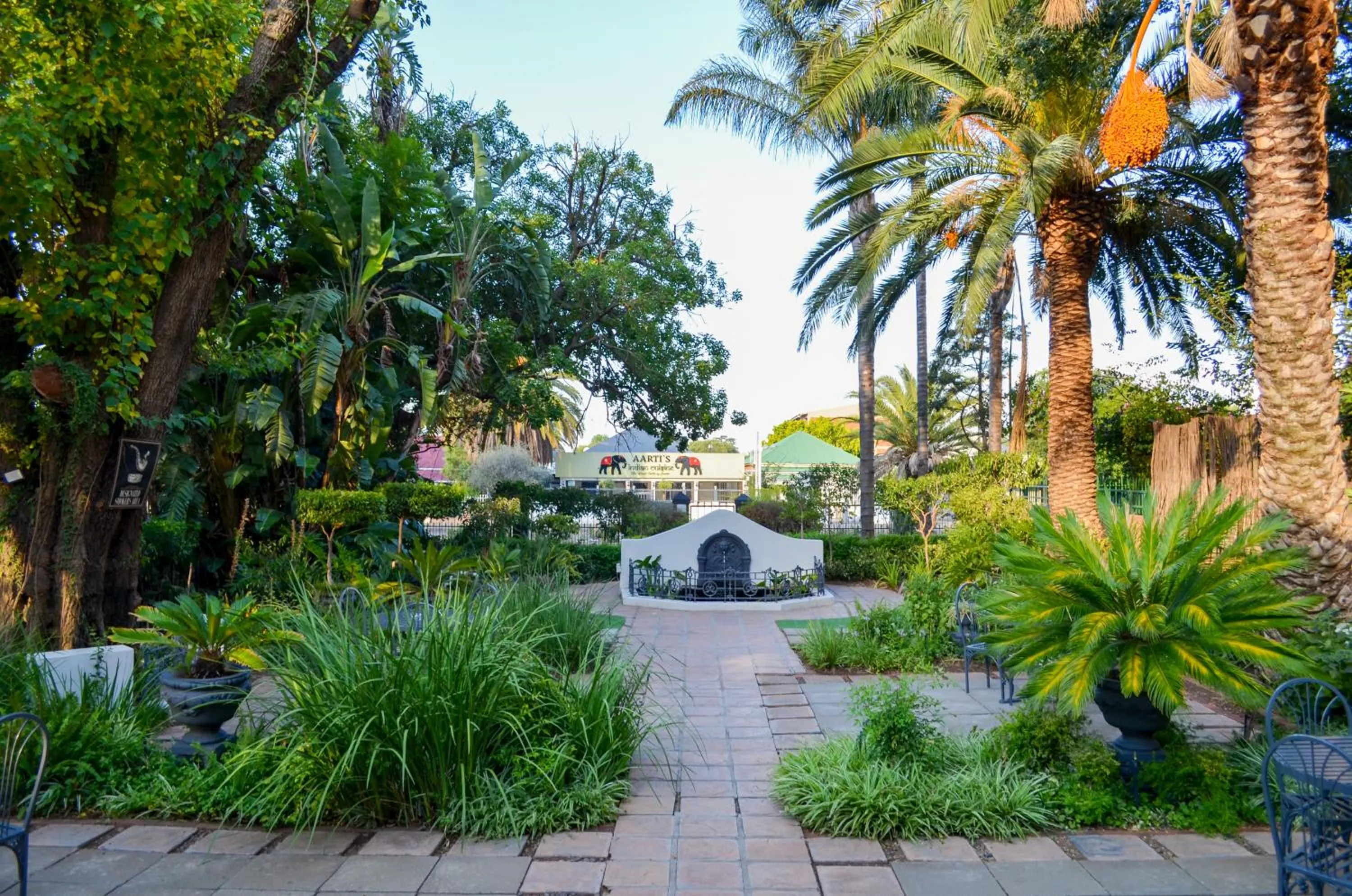 Garden in Cecil John Rhodes Guest house