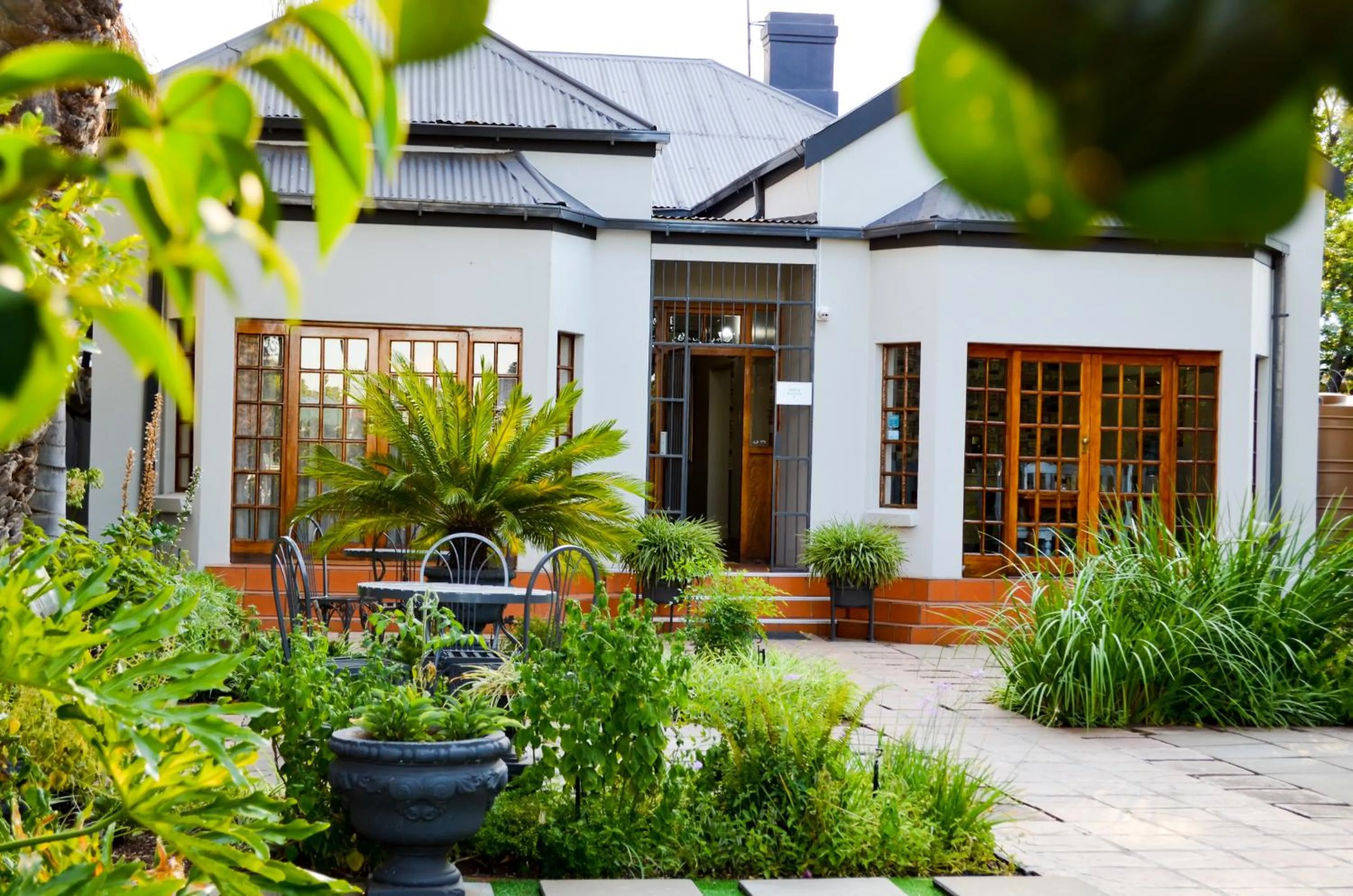 Garden view in Cecil John Rhodes Guest house