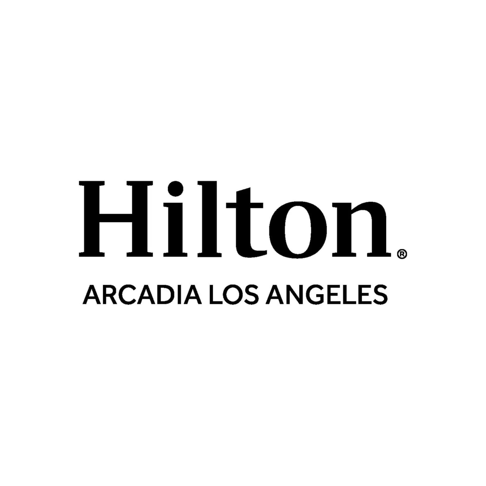 Property logo or sign in Hilton Arcadia Los Angeles