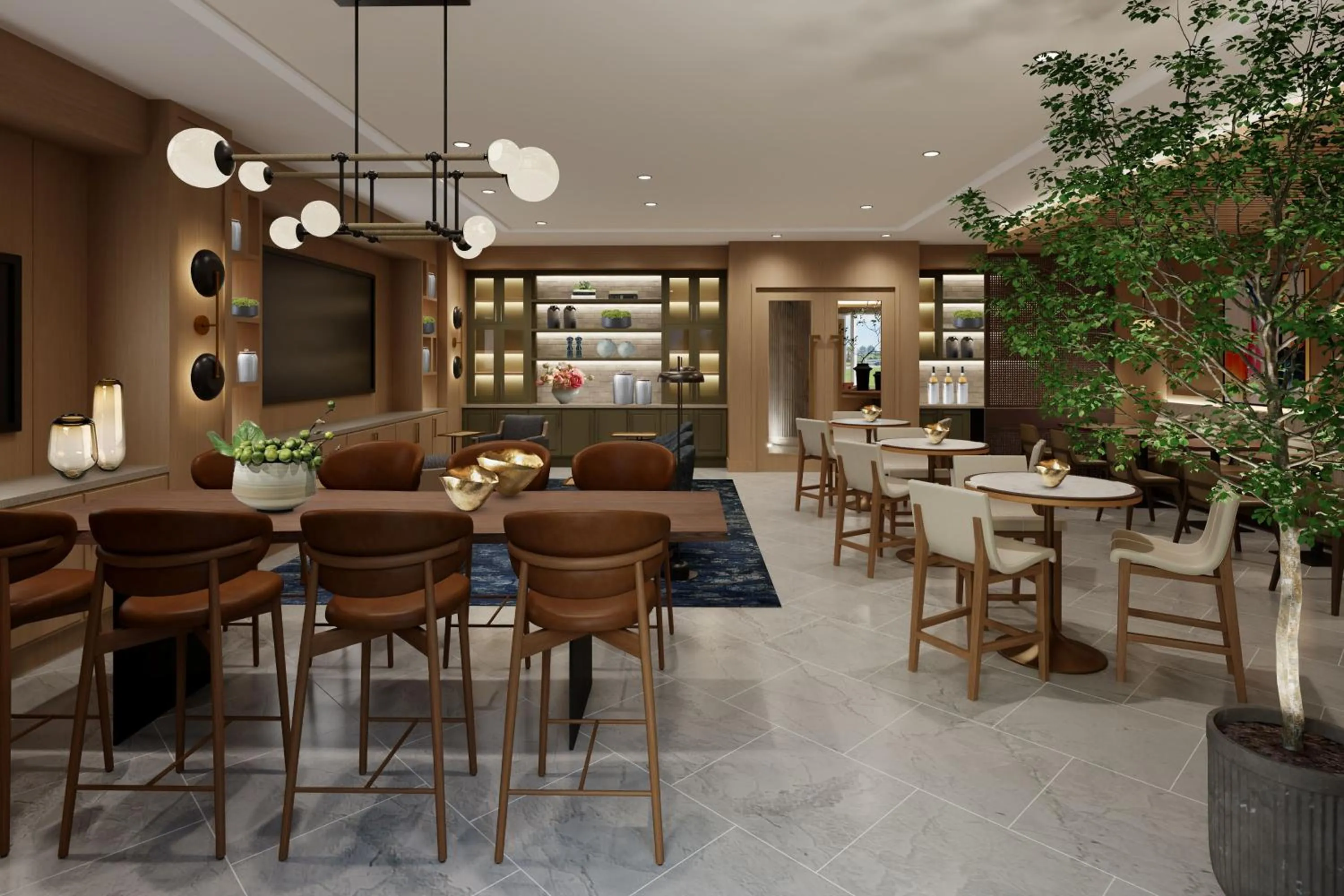 Lounge or bar in Hilton Arcadia Los Angeles