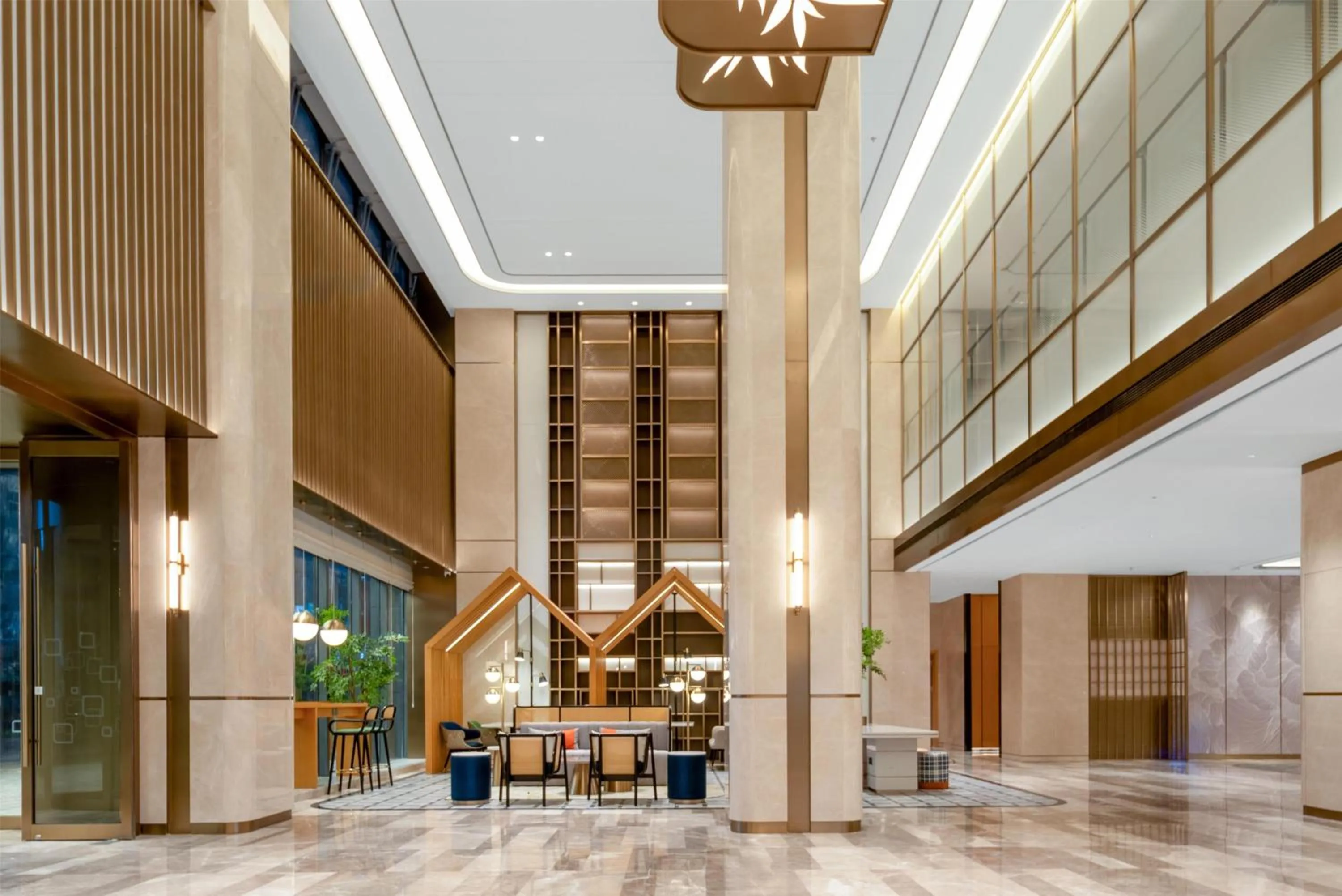 Lobby or reception in Hilton Garden Inn Taizhou Xinghua