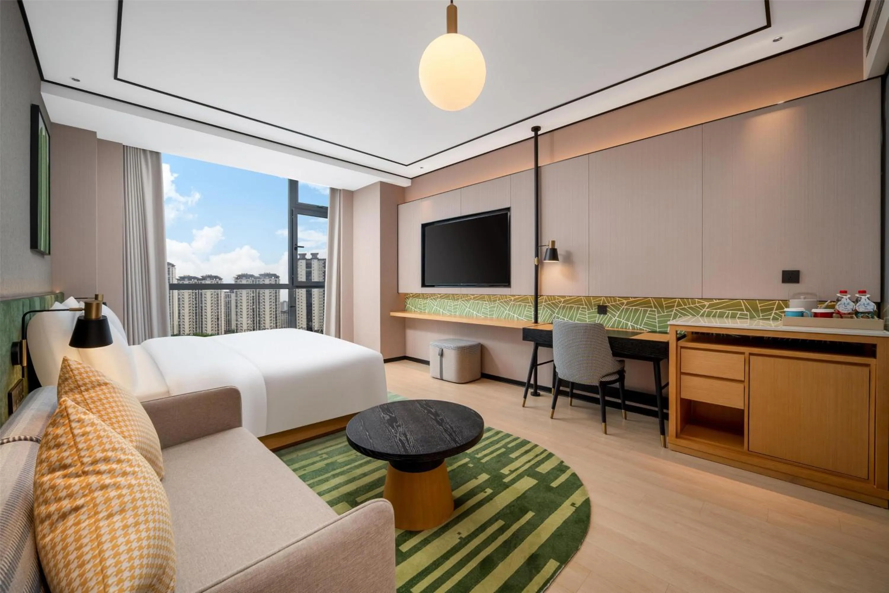 Bedroom, Bed in Hilton Garden Inn Taizhou Xinghua