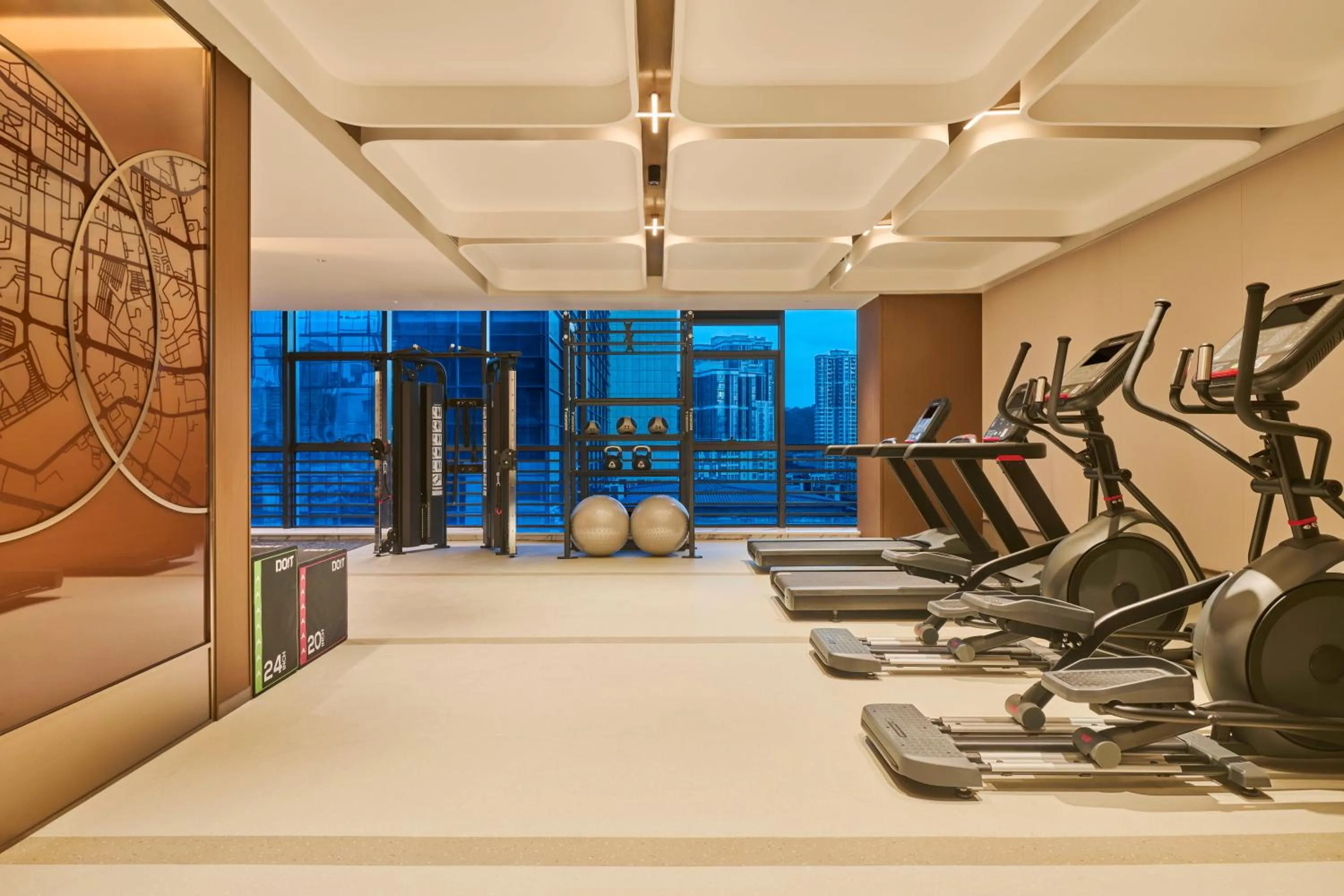 Fitness centre/facilities in Hilton Garden Inn Zhongshan South