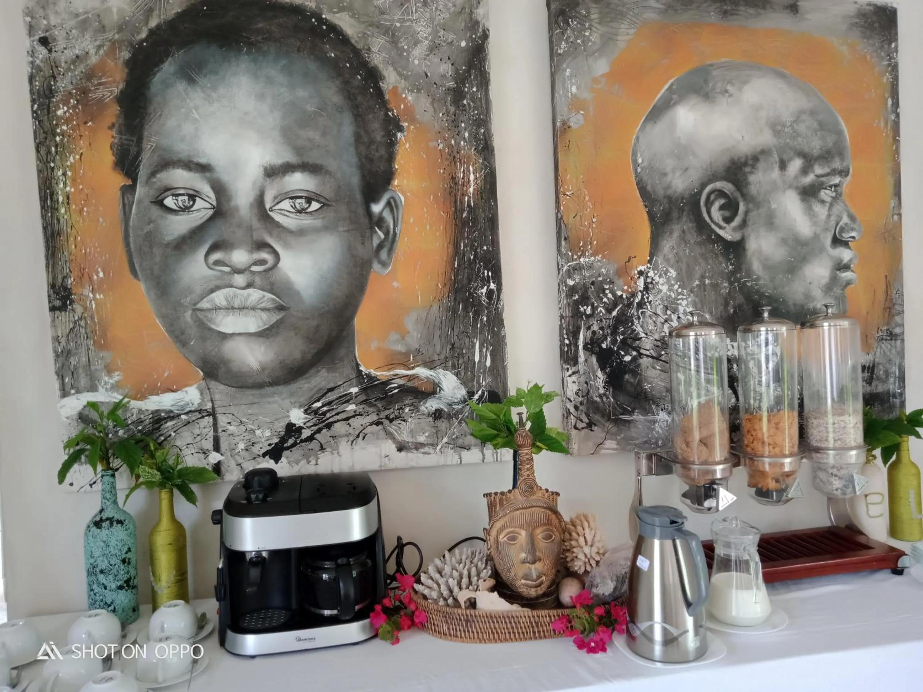 Decorative detail in The Villa Luxury Suites Hotel