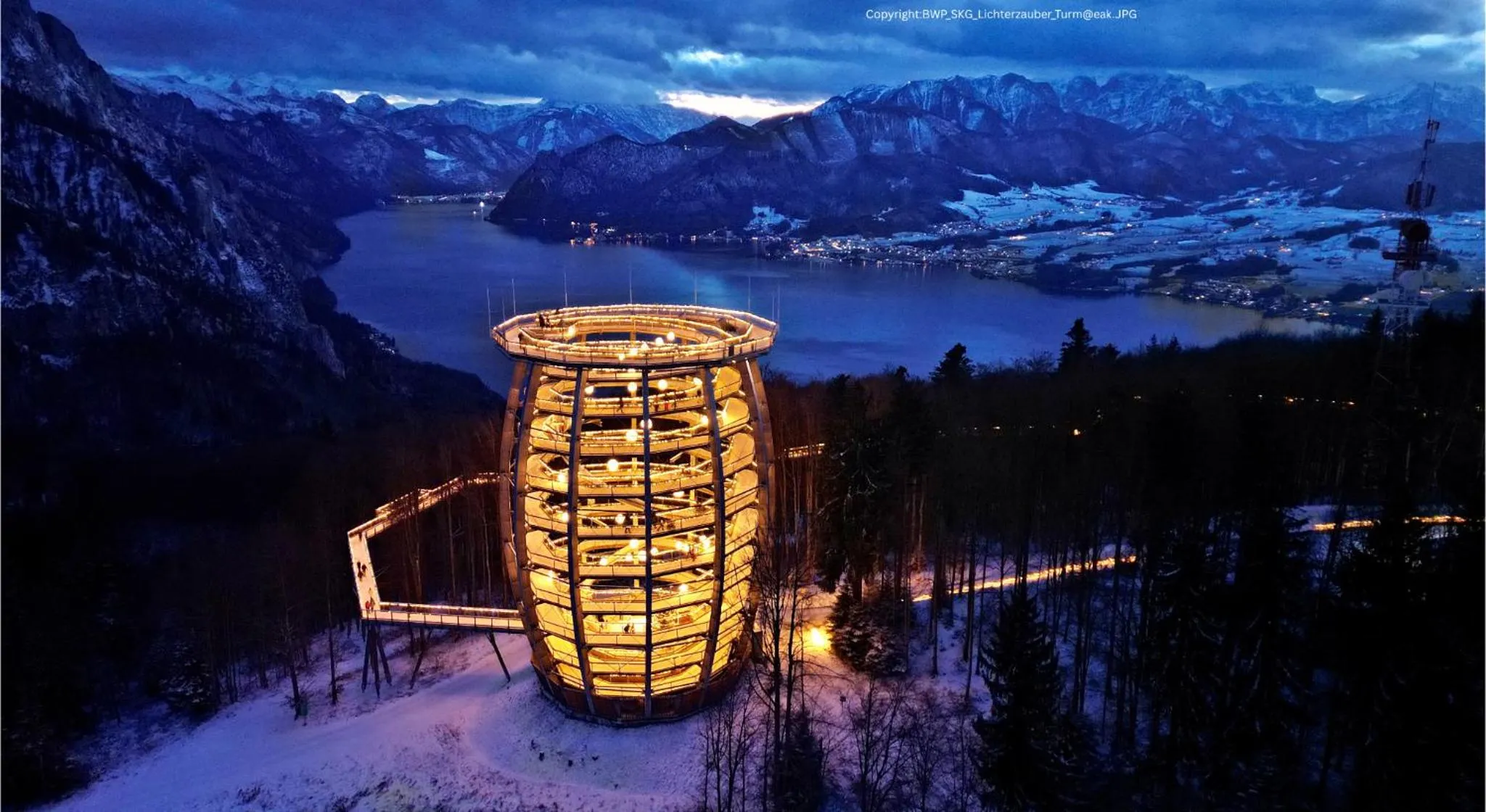 Night in Apartmenthotel 's Mitterndorf