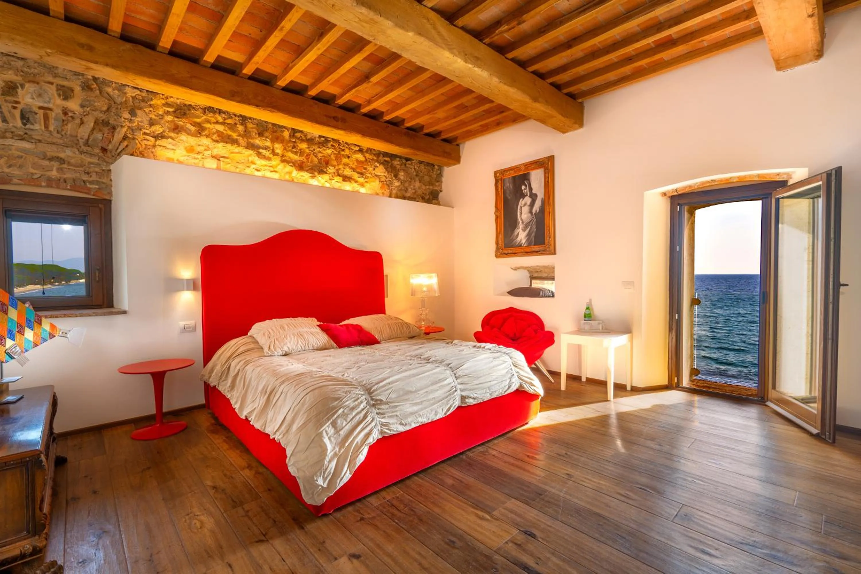 View (from property/room), Bed in Torre Mozza - Dimora d' Epoca