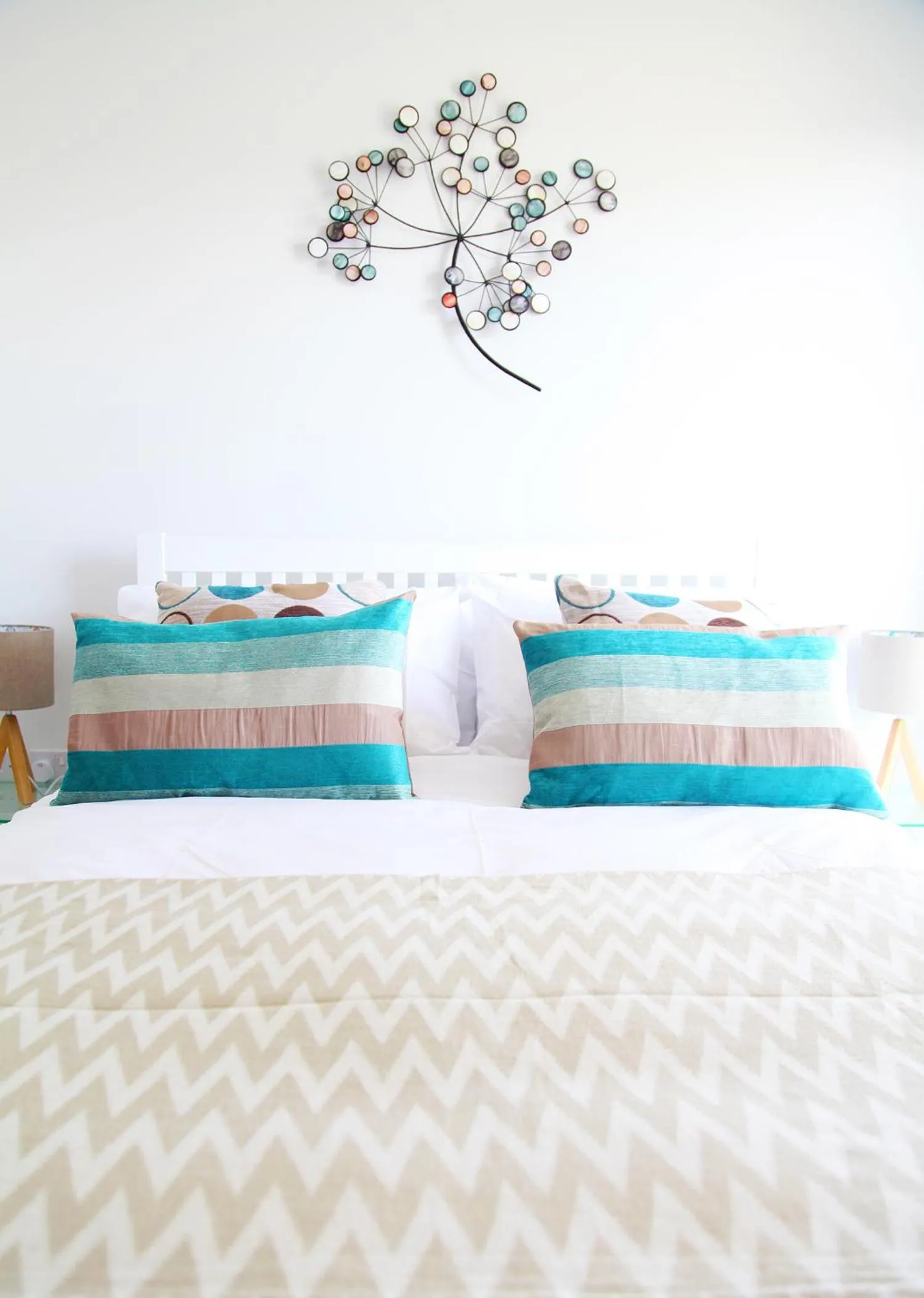 Bed in Azure 7 Apartment