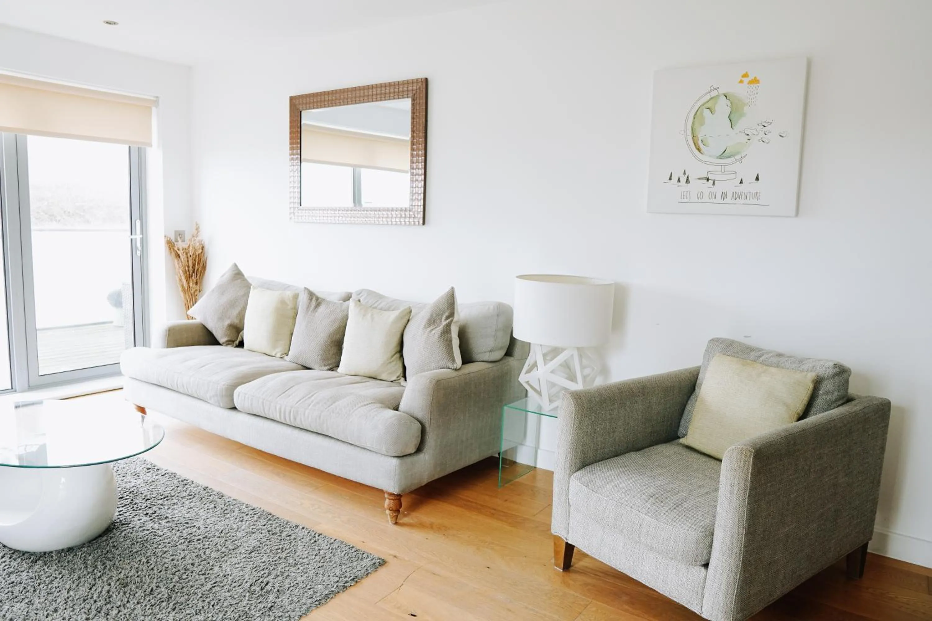 Living room in Azure 7 Apartment