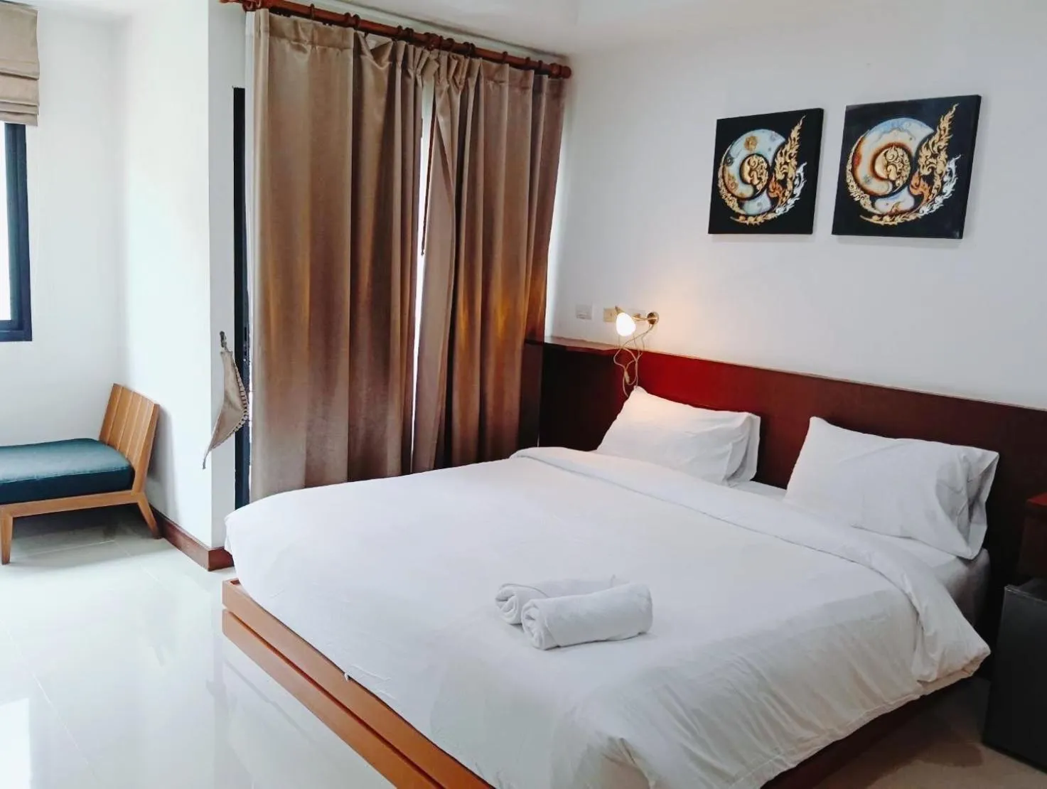 Bedroom, Bed in XX Yon INN Sukhumvit 4- BTS Nana