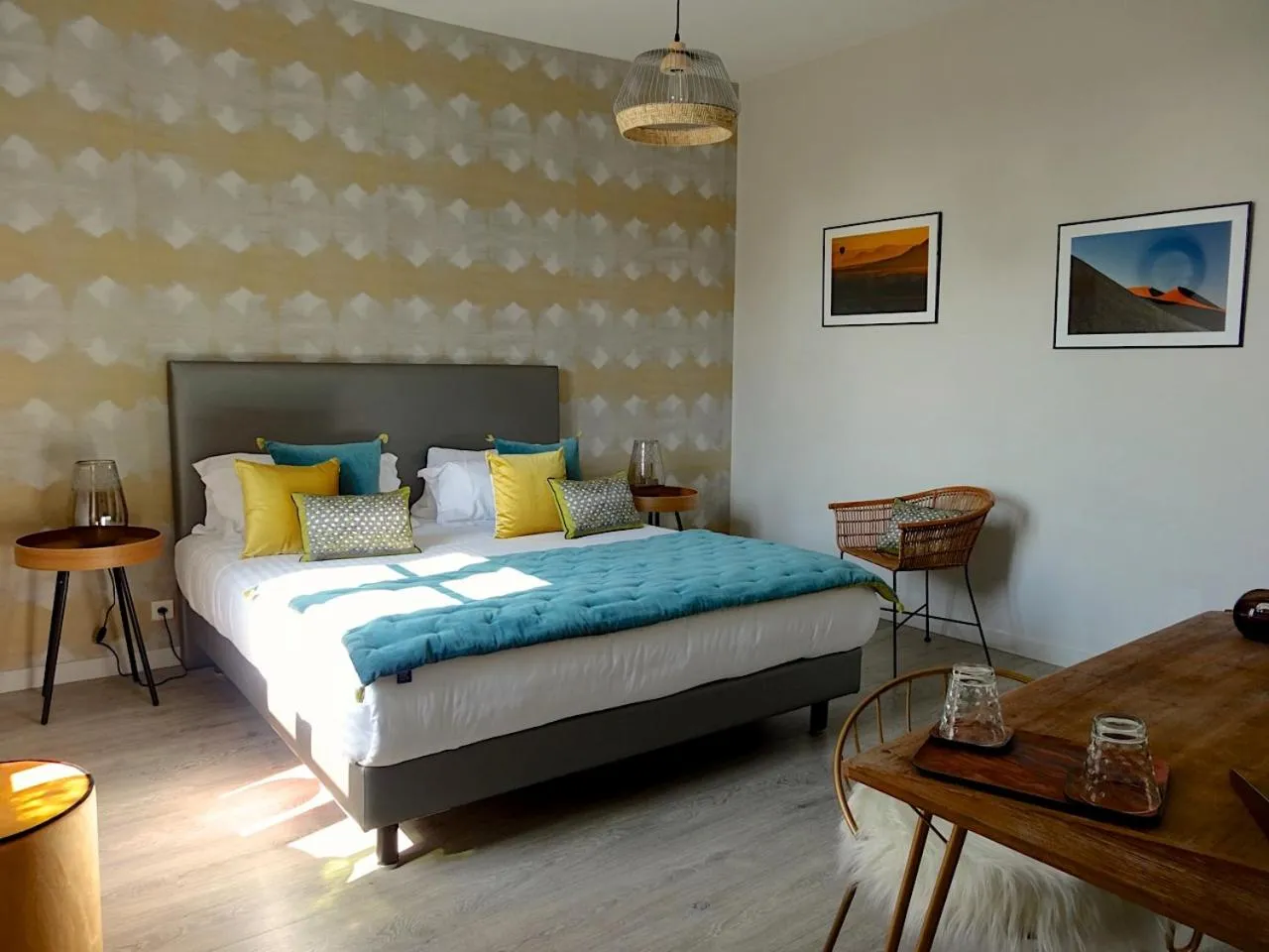 Bedroom in La Cour Des Sens