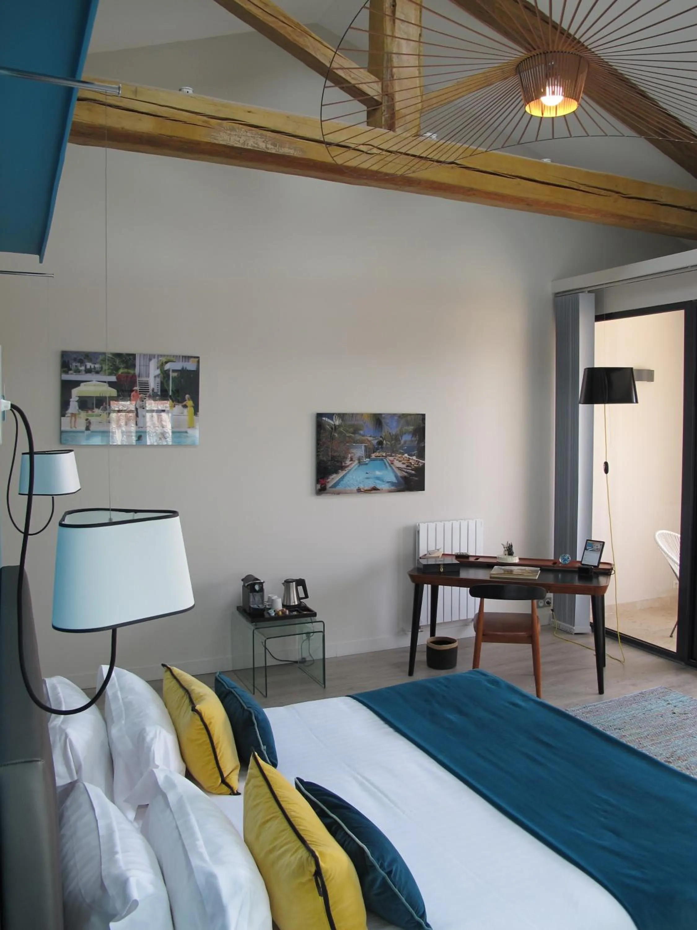 Bedroom in La Cour Des Sens