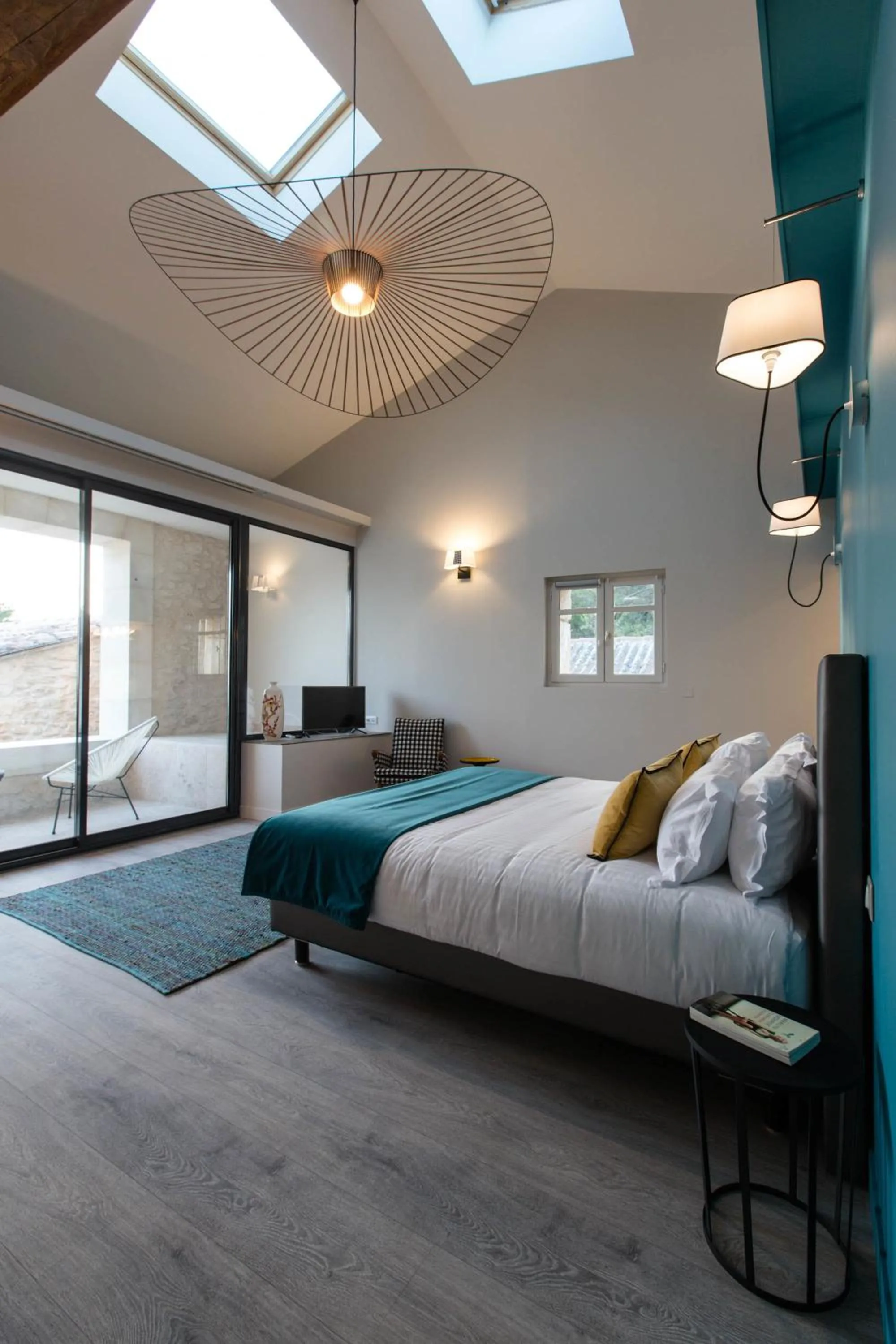 Bedroom in La Cour Des Sens