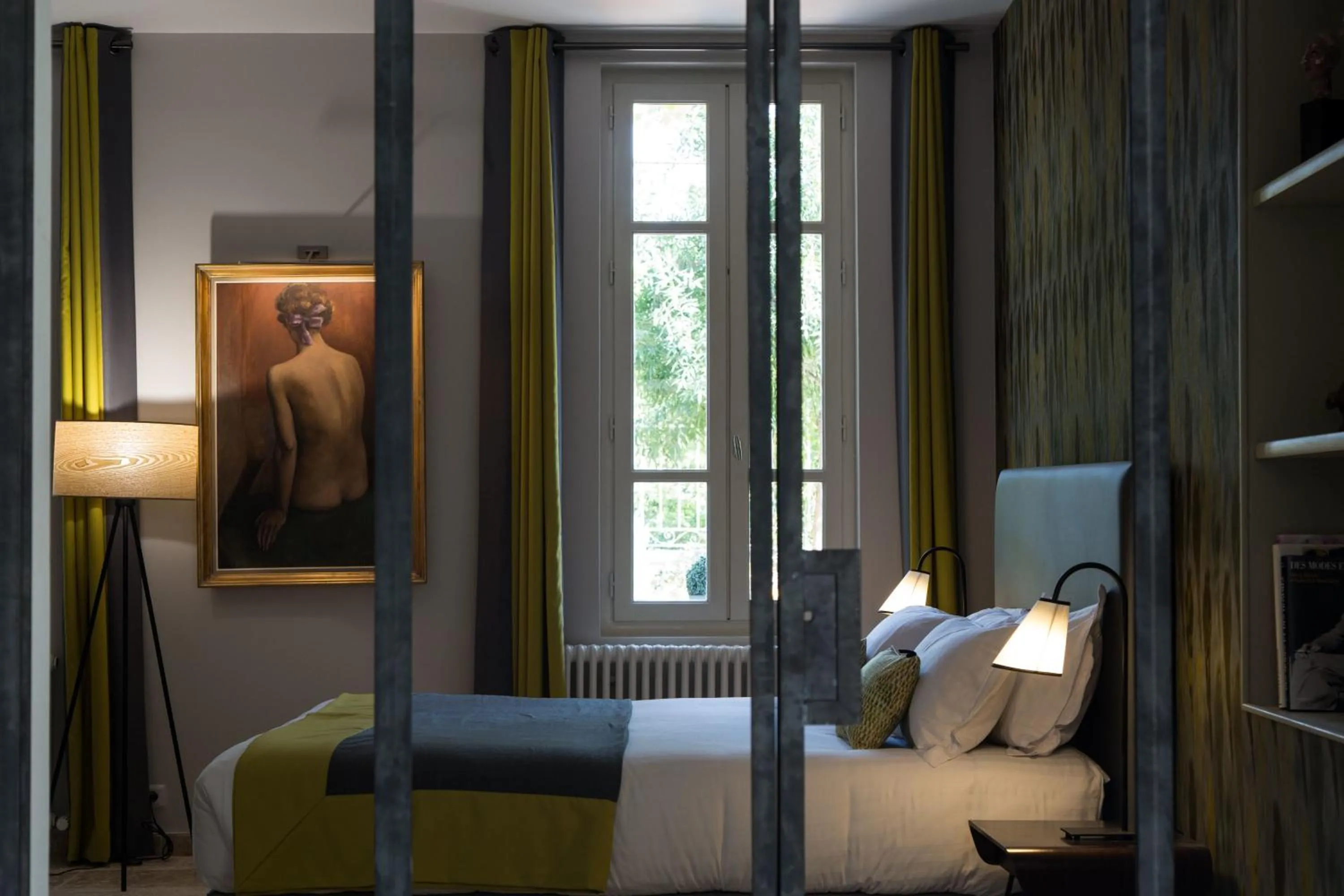 Bedroom in La Cour Des Sens