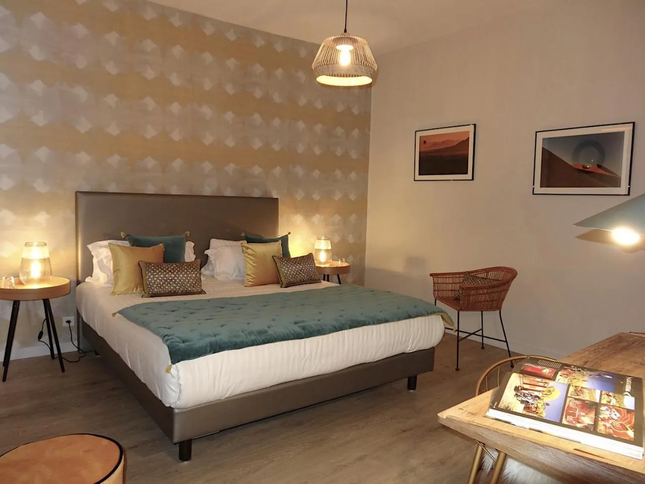 Bedroom in La Cour Des Sens