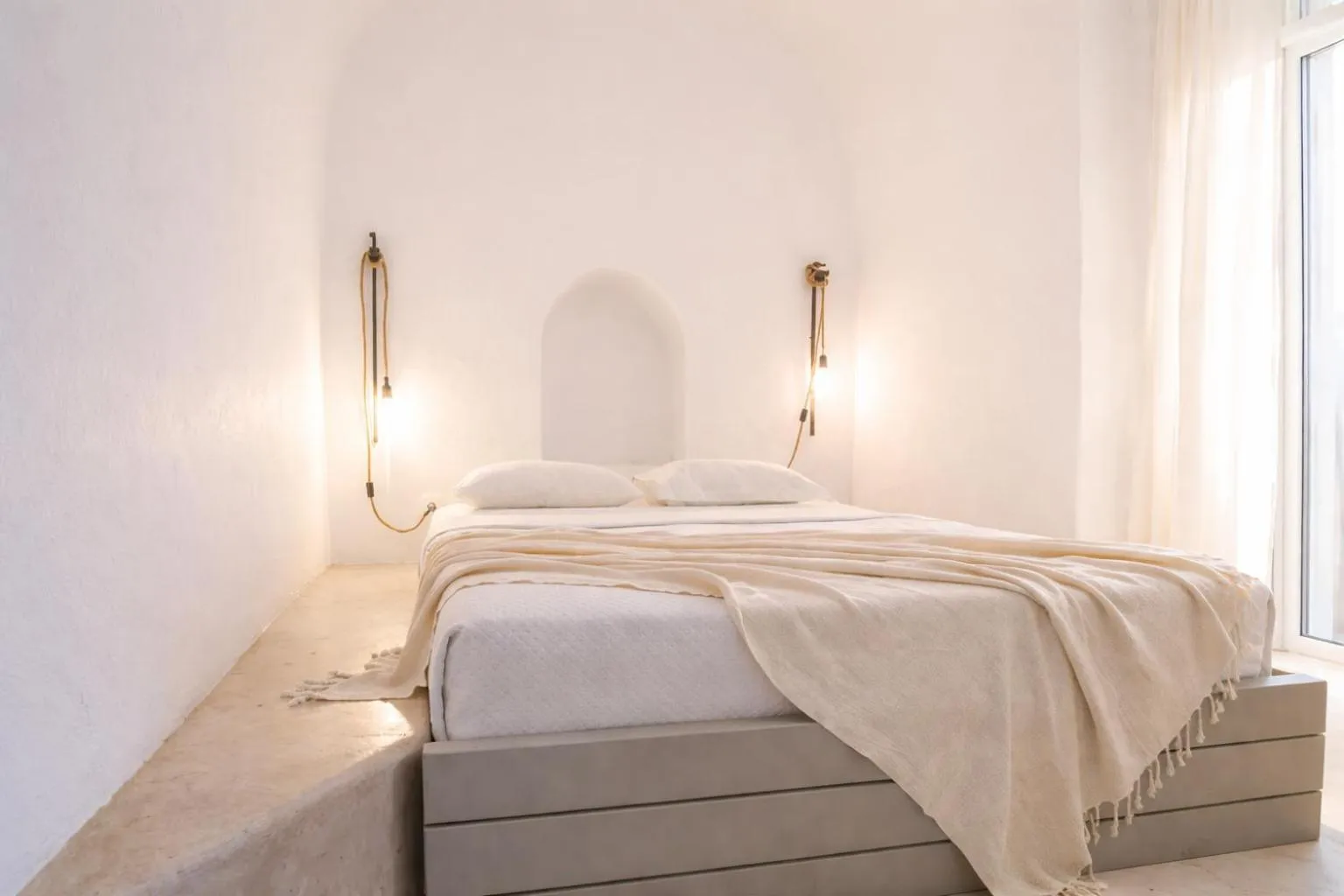 Property building, Bed in Kampanario Luxury Two-Bedroom Villa with Private Jacuzzi