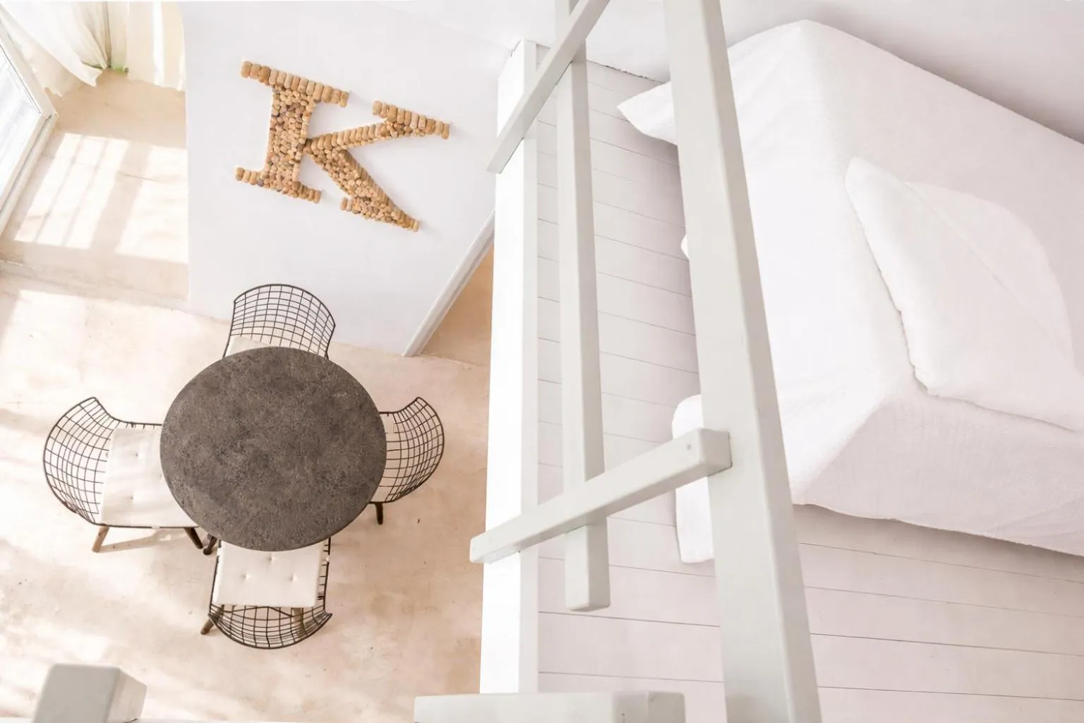 Bed in Kampanario Luxury Two-Bedroom Villa with Private Jacuzzi