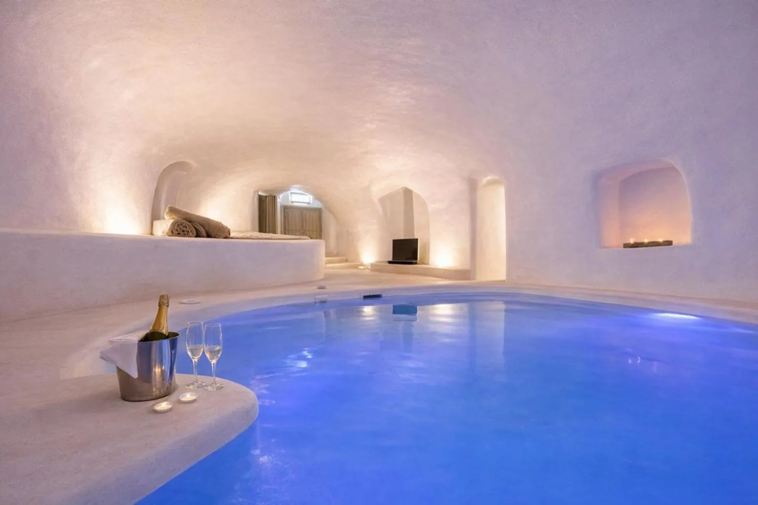 Property building in Kampanario Luxury Two-Bedroom Villa with Private Jacuzzi