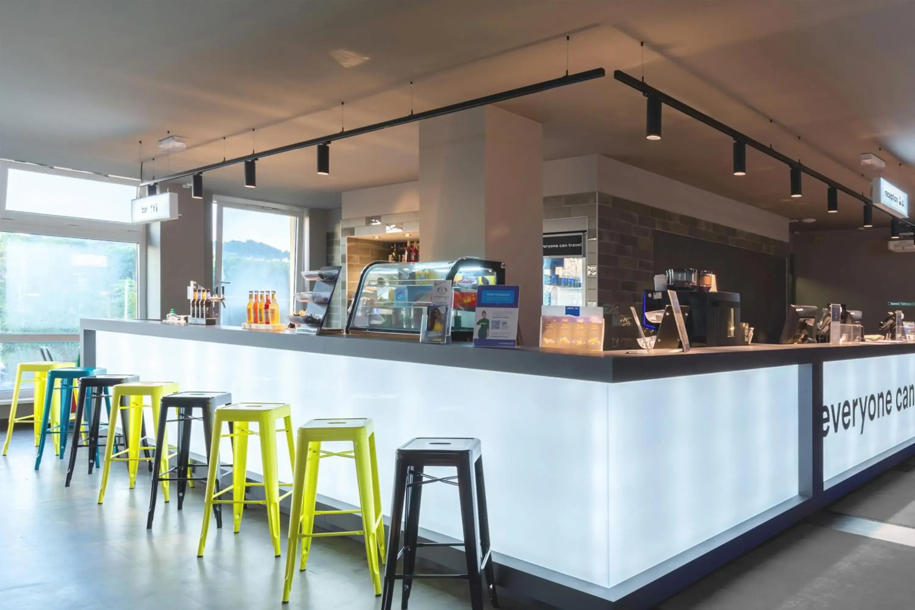 Lounge or bar in a&o Stuttgart City Lounge or bar in a&o Stuttgart City