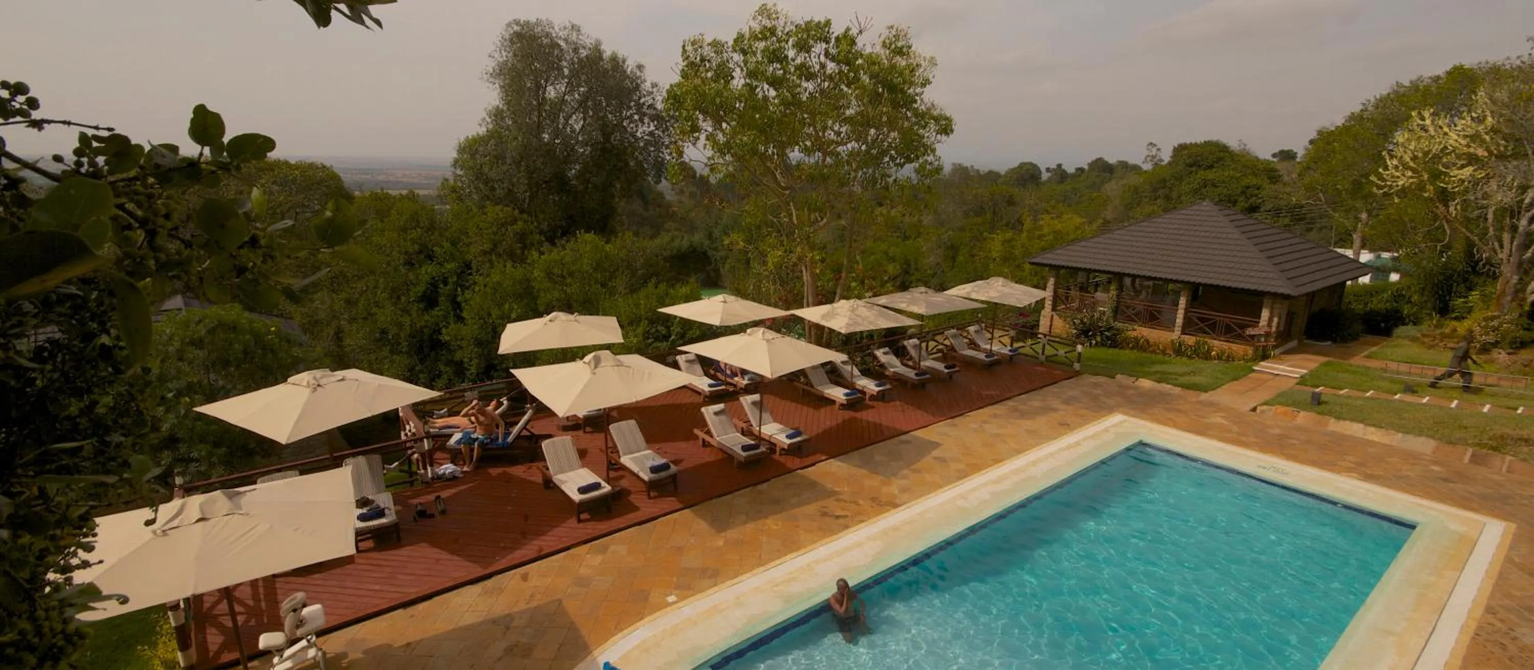 Swimming pool in The Aberdare Country Club