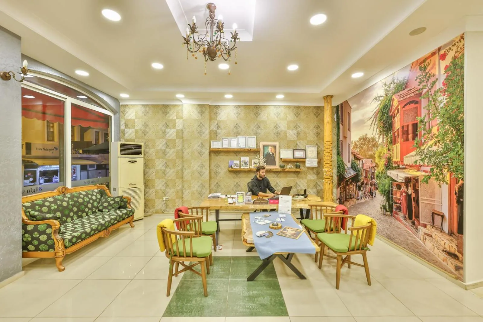 Lobby or reception in Kas Bilgin Hotel