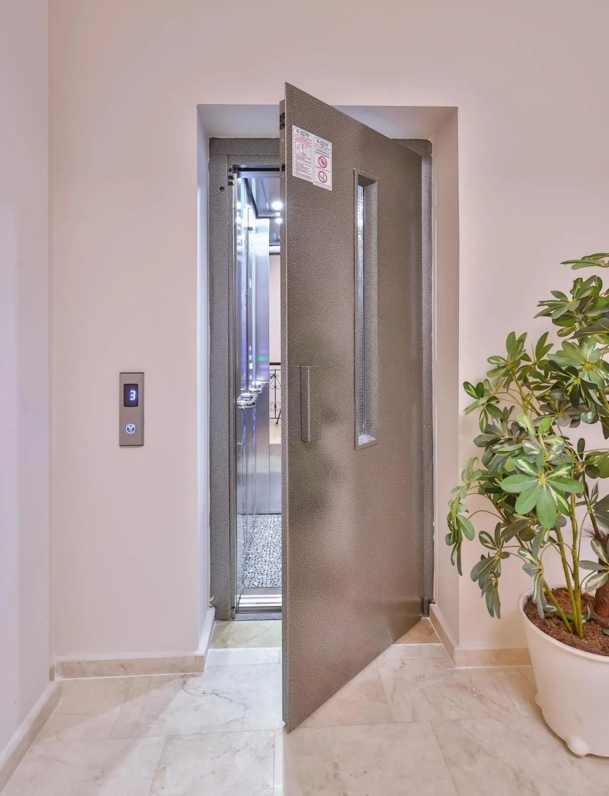 elevator in Kas Bilgin Hotel