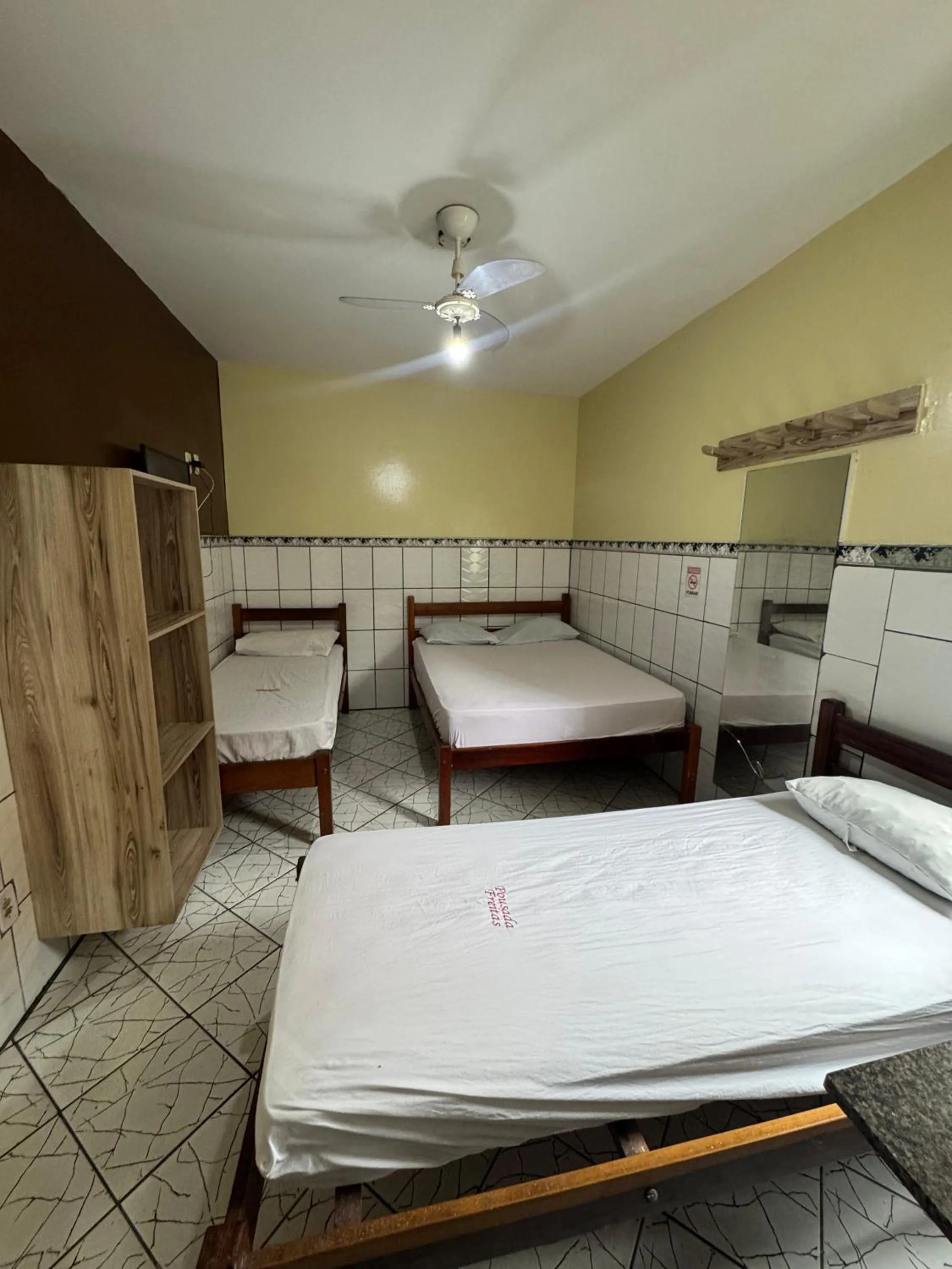 Bed in Pousada Freitas