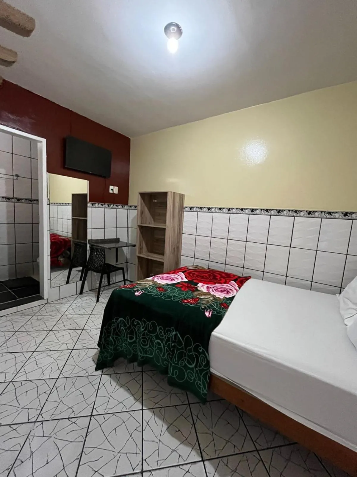 Bed in Pousada Freitas