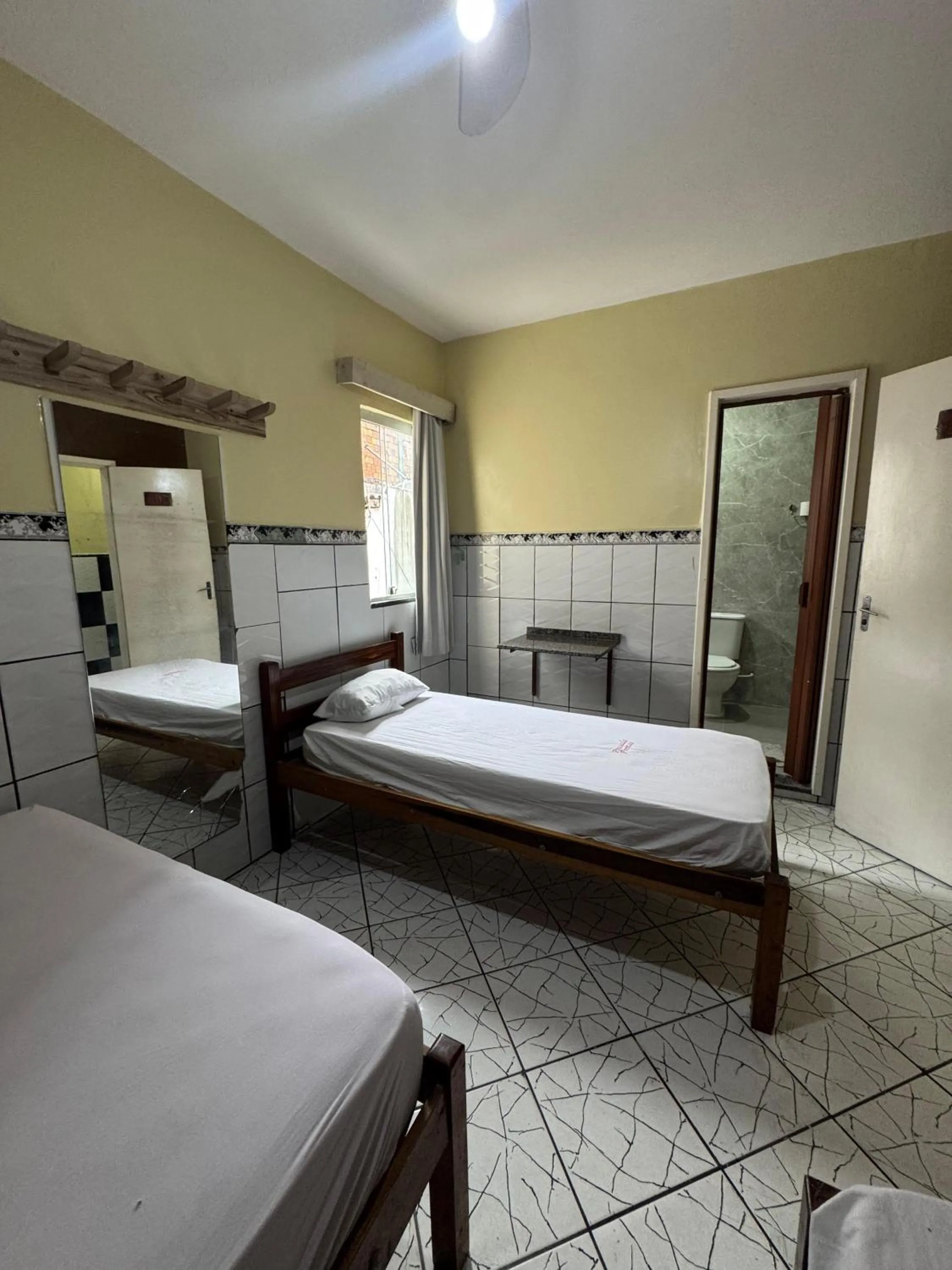 Bed in Pousada Freitas