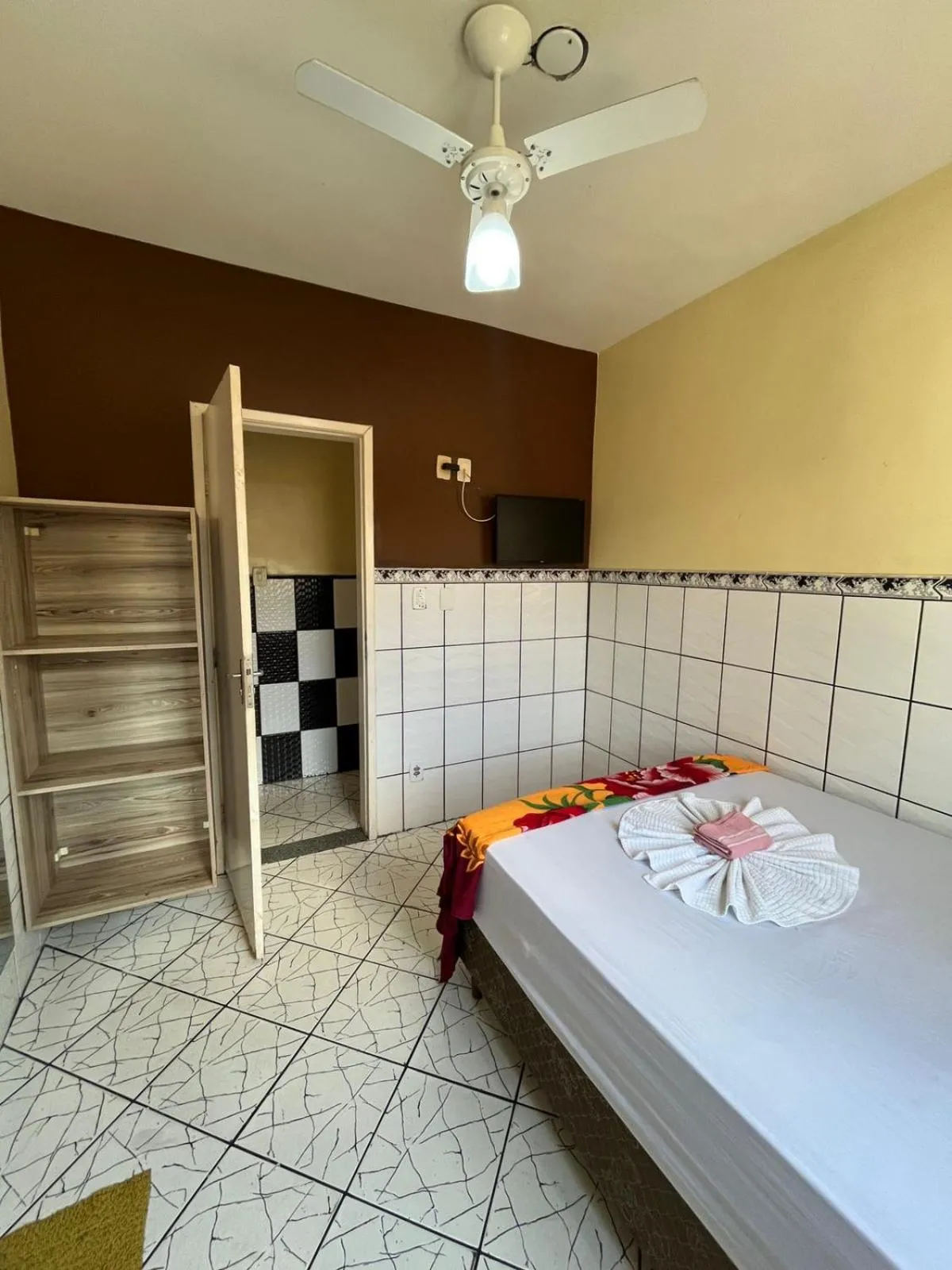 Bed in Pousada Freitas